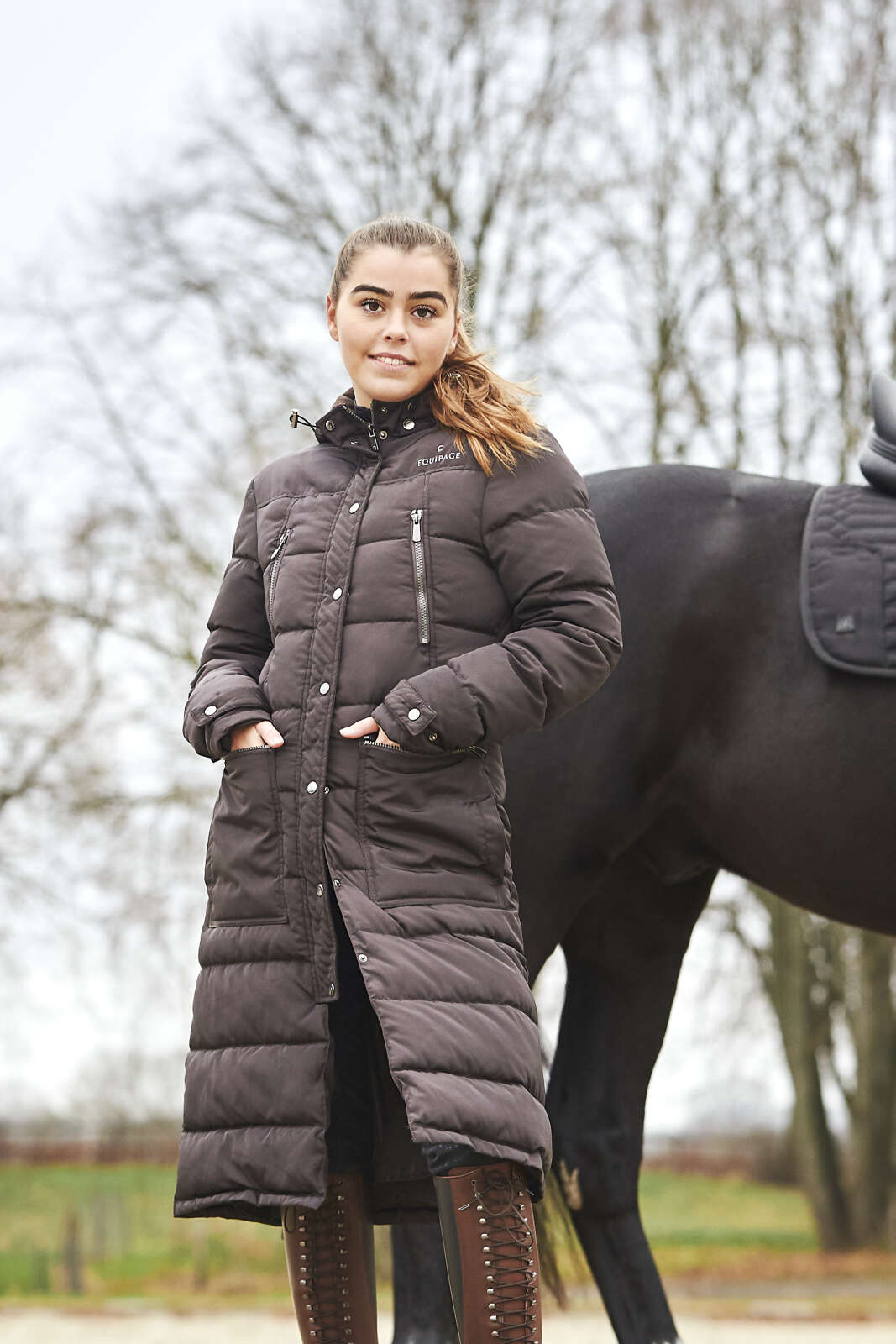 Equipage Candice long riding jacket