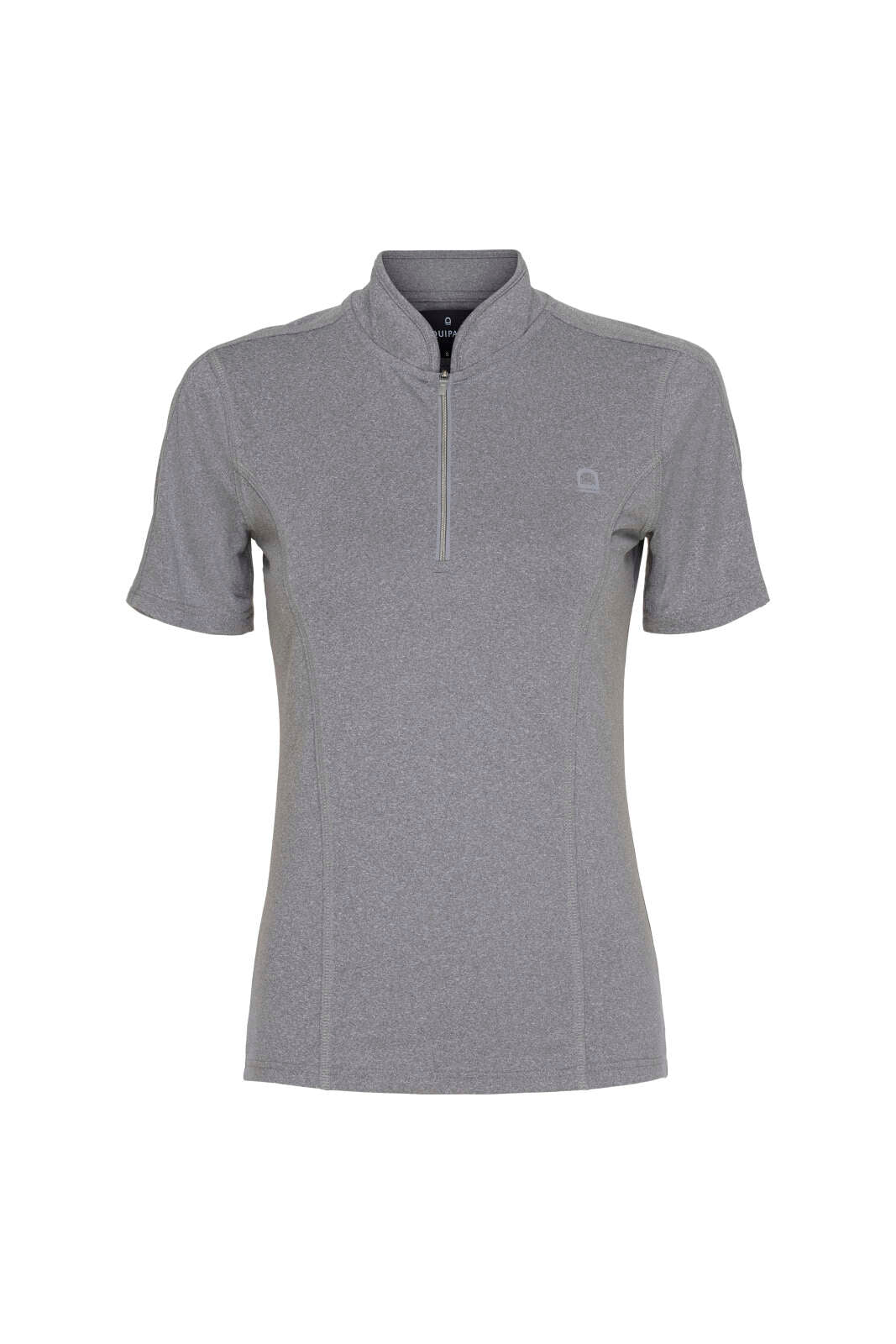 Equipage Awesome kortærmet ridebluse med lynlås