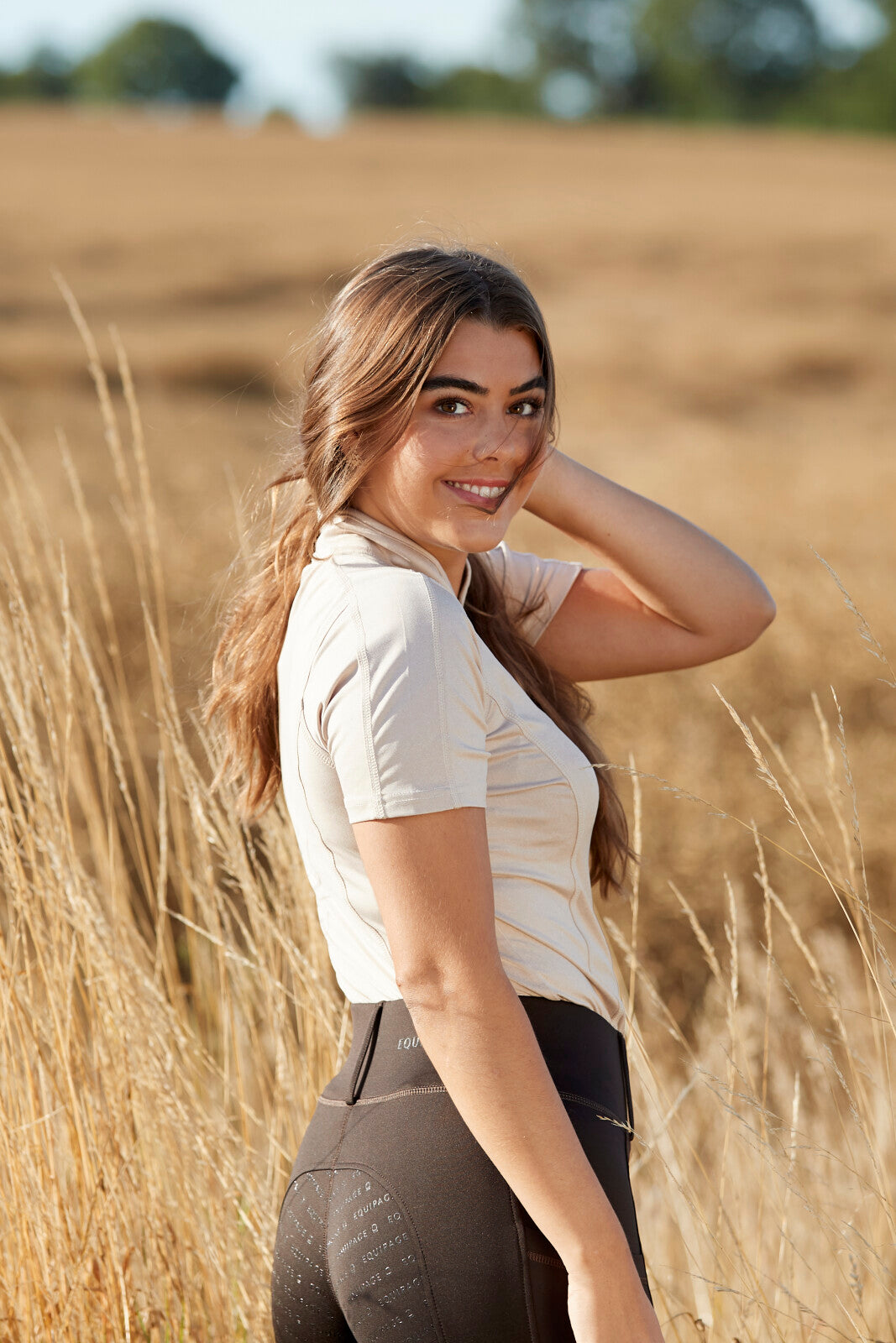 Equipage Awesome short sleeve riding blouse