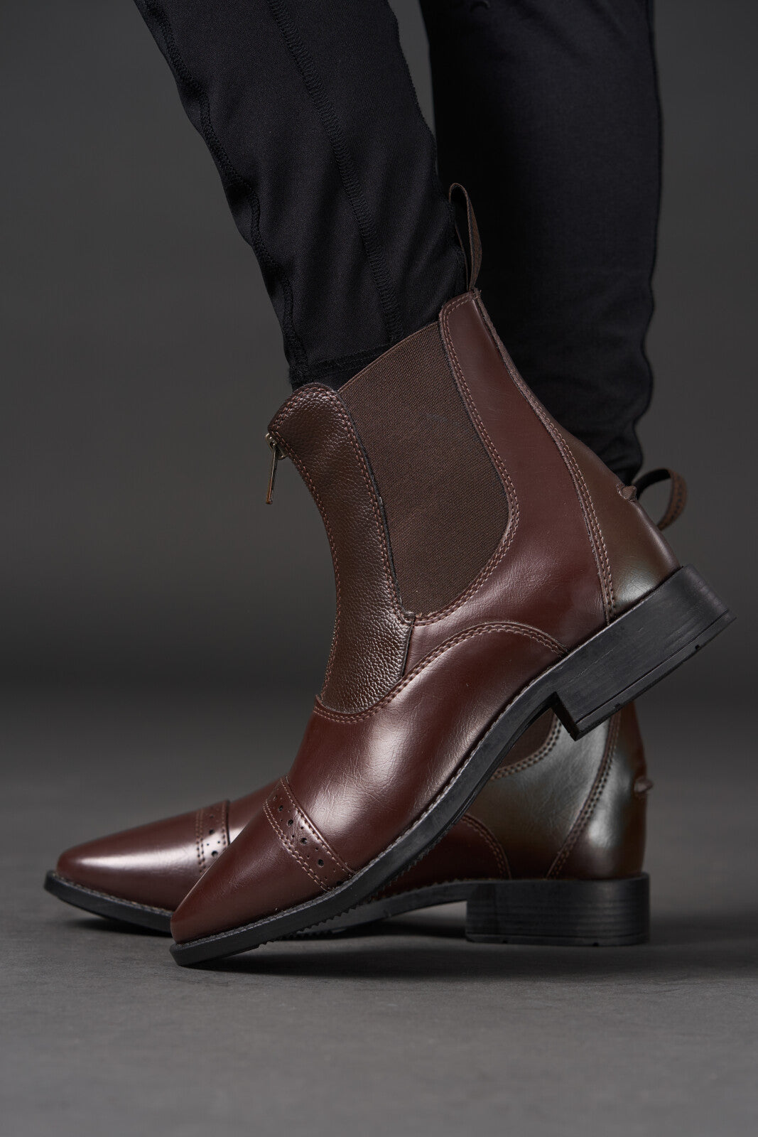 Equipage Farrow jodhpur boot, vegan leather