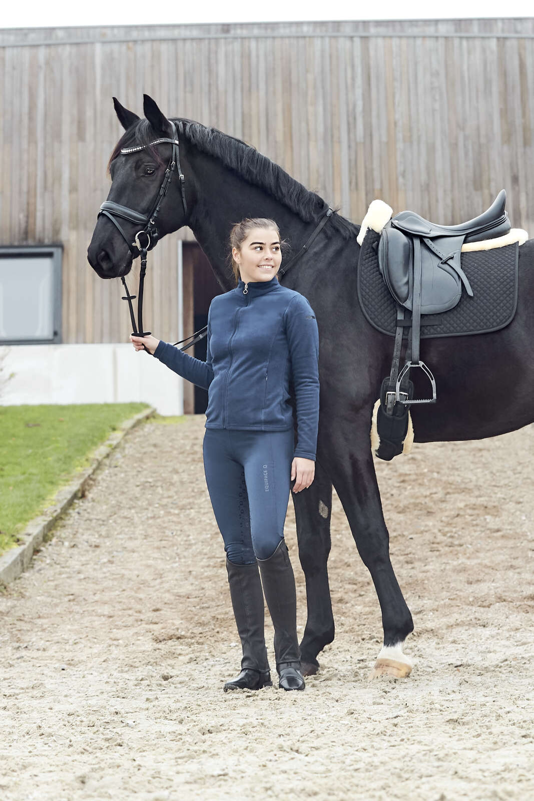 Equipage Gilly ride fleece cardigan