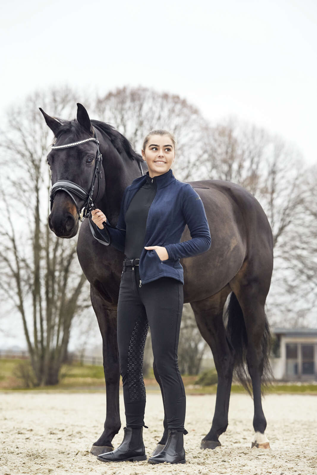 Equipage Gilly ride fleece cardigan