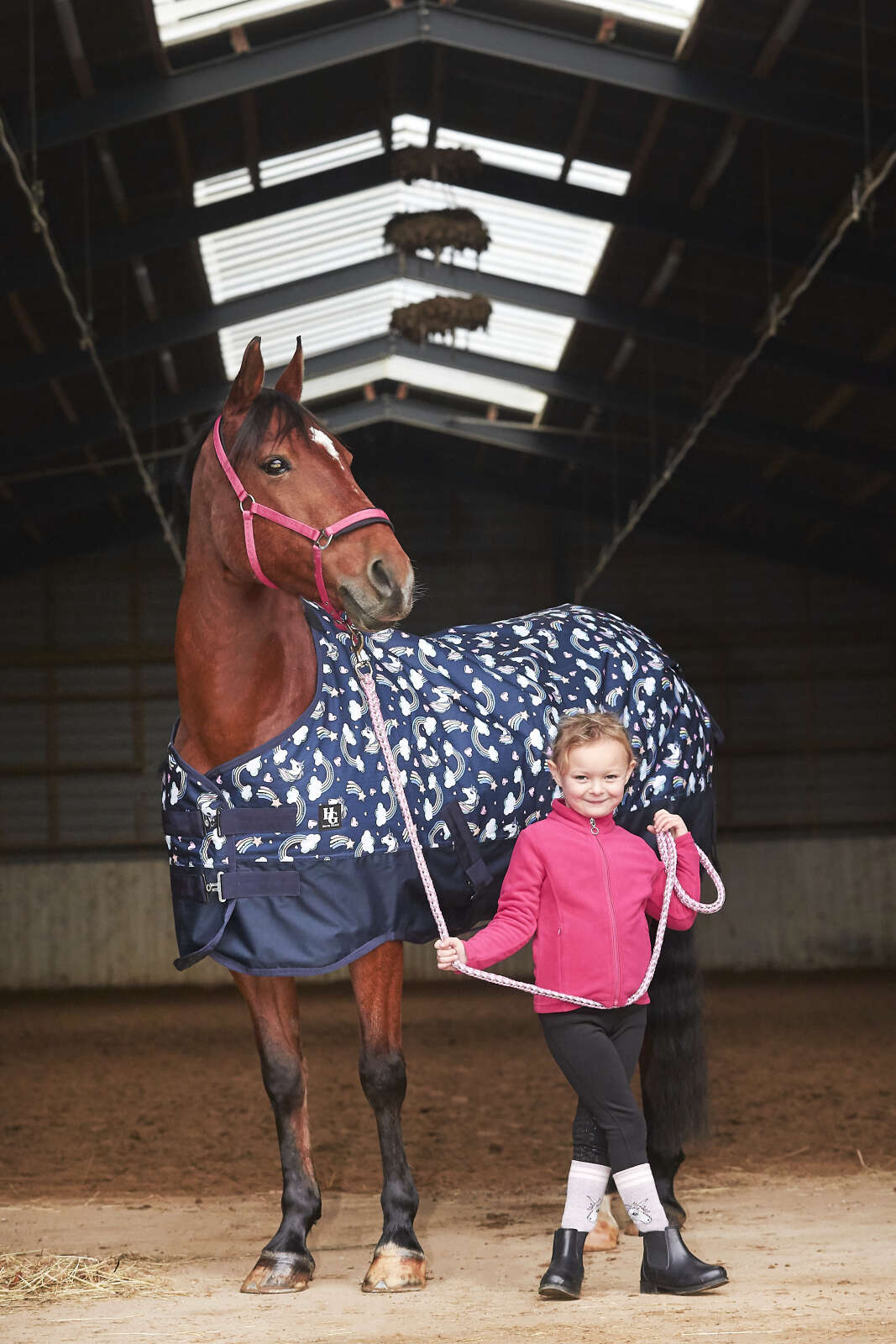 Equipage Gilly ride fleece cardigan för barn