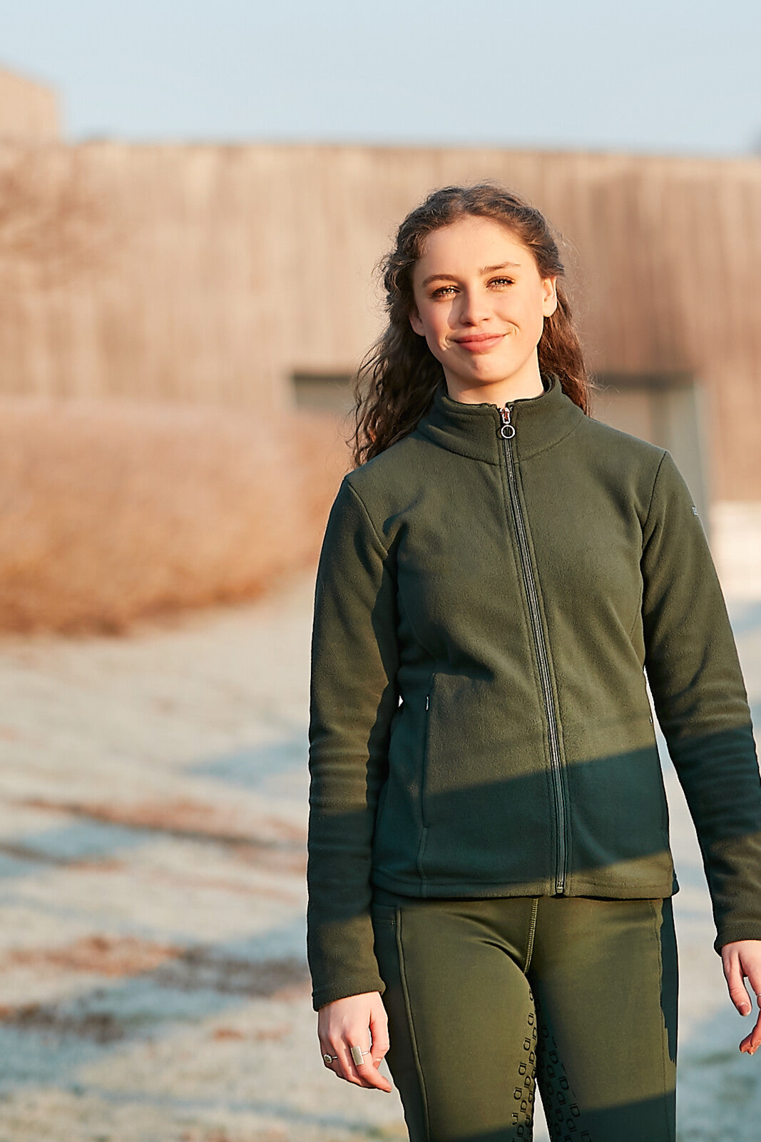 Equipage Gilly riding fleece cardigan