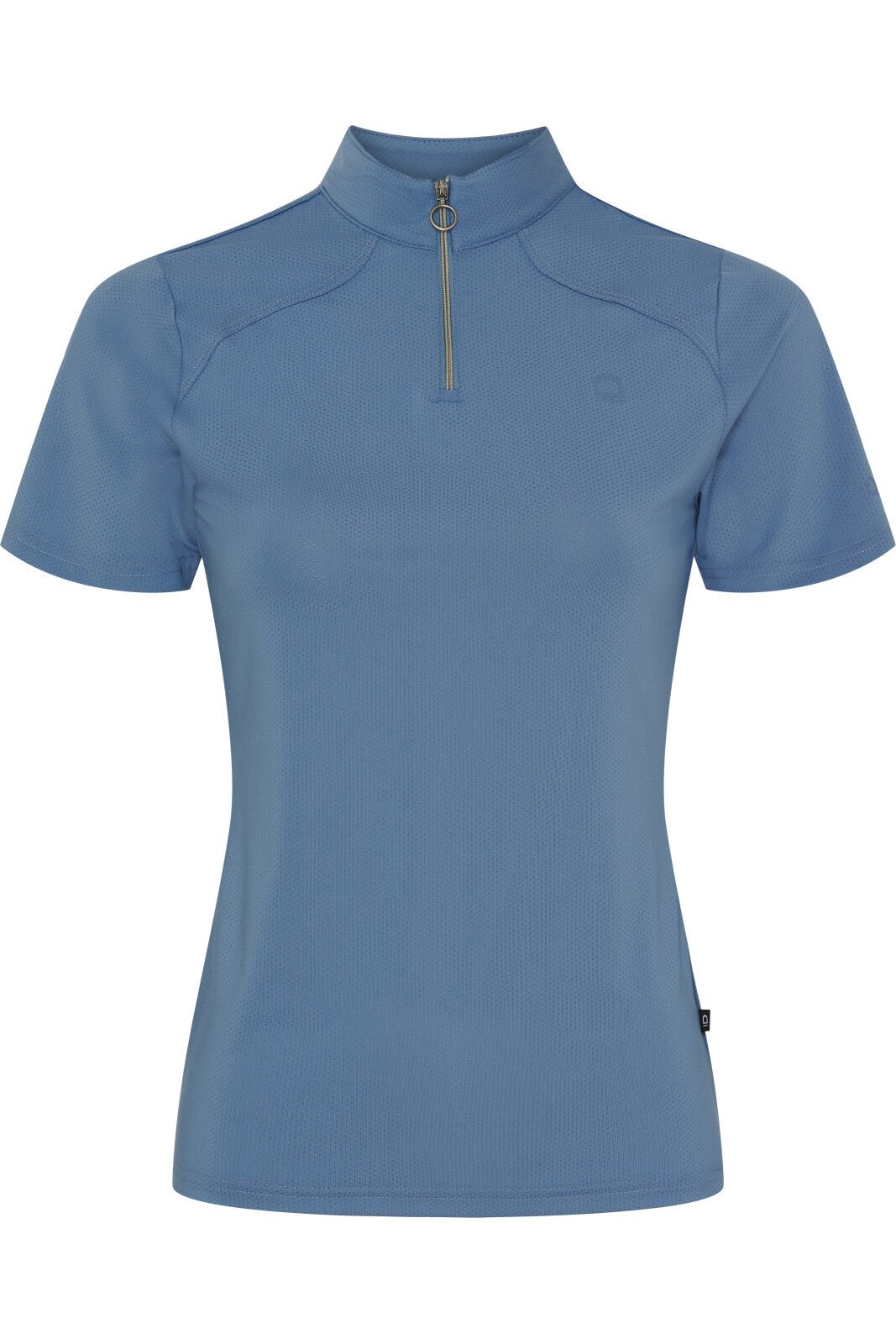 Equipage Hasty Half - zip short sleeve riding blouse - Unamari