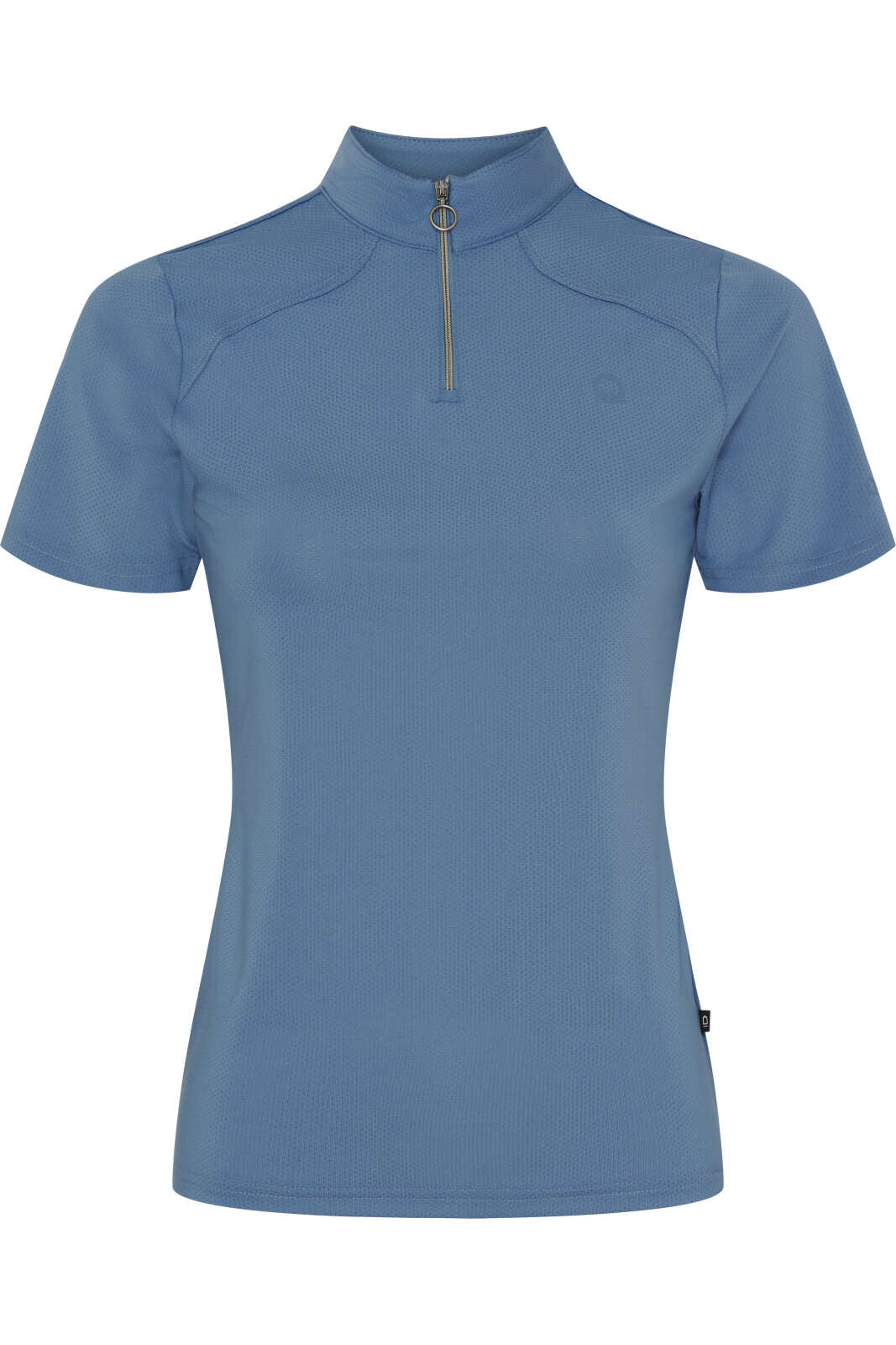 Equipage Hasty kortærmet ridebluse med half-zip