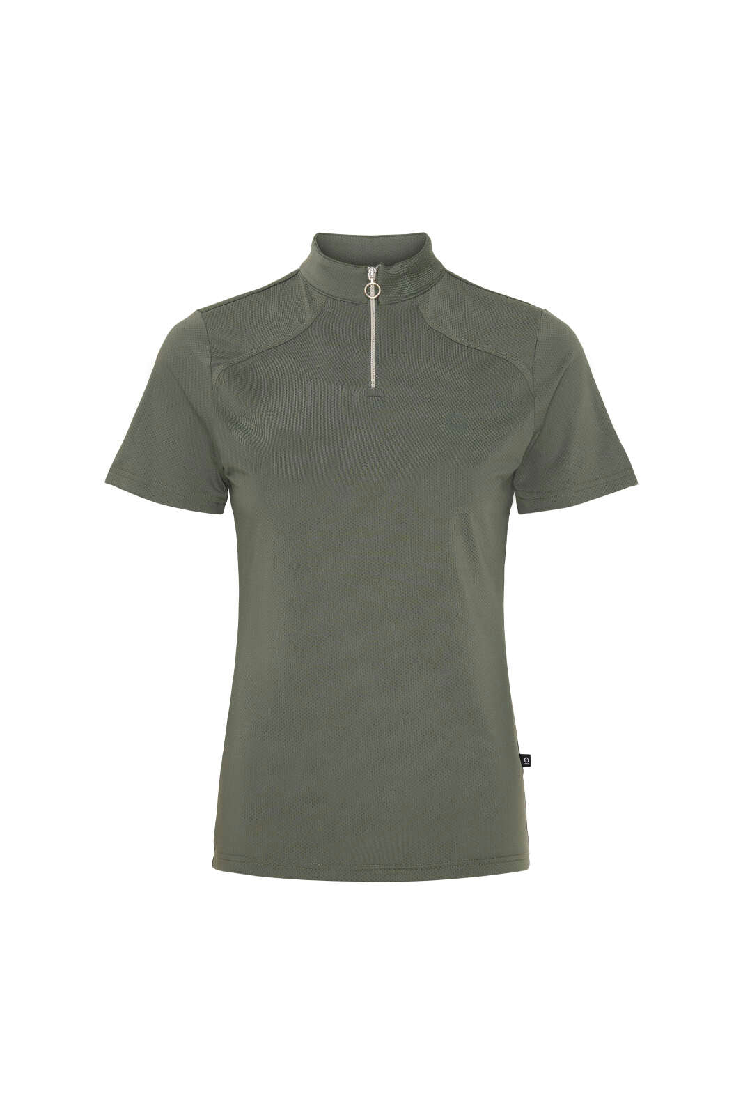 Equipage Hasty kortærmet ridebluse med half-zip