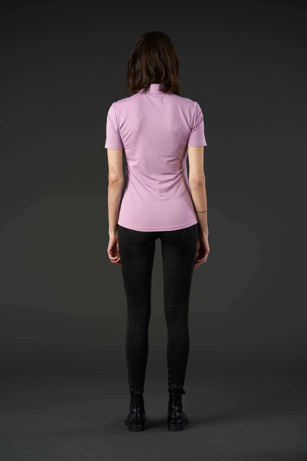 Equipage Hasty kortermet ridebluse med half-zip