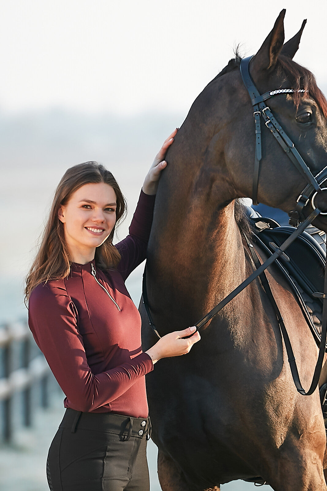 Equipage Jemma Long sleeve half-zip top