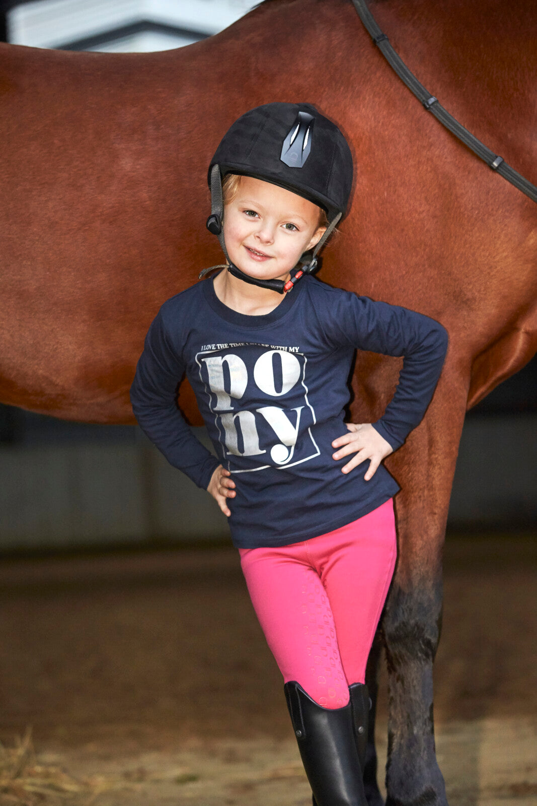 Equipage Jinx Langarm-Reittrikot für Kinder