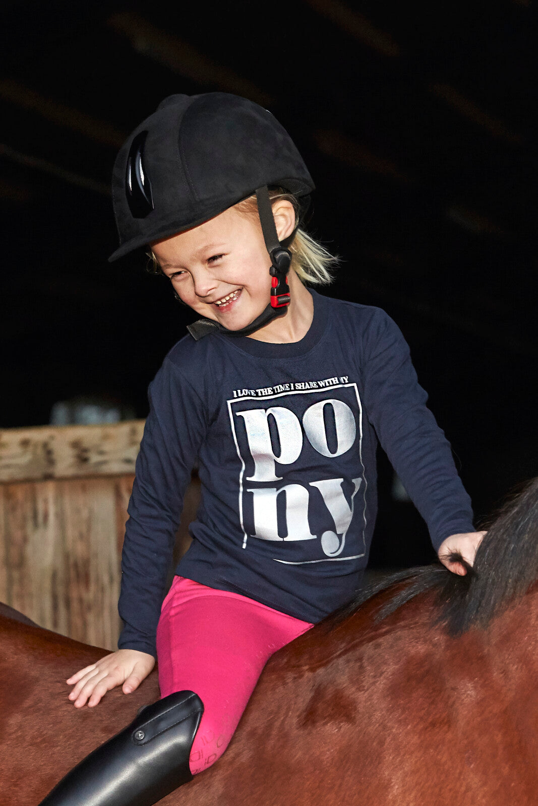 Equipage Jinx long sleeve riding jersey for kids