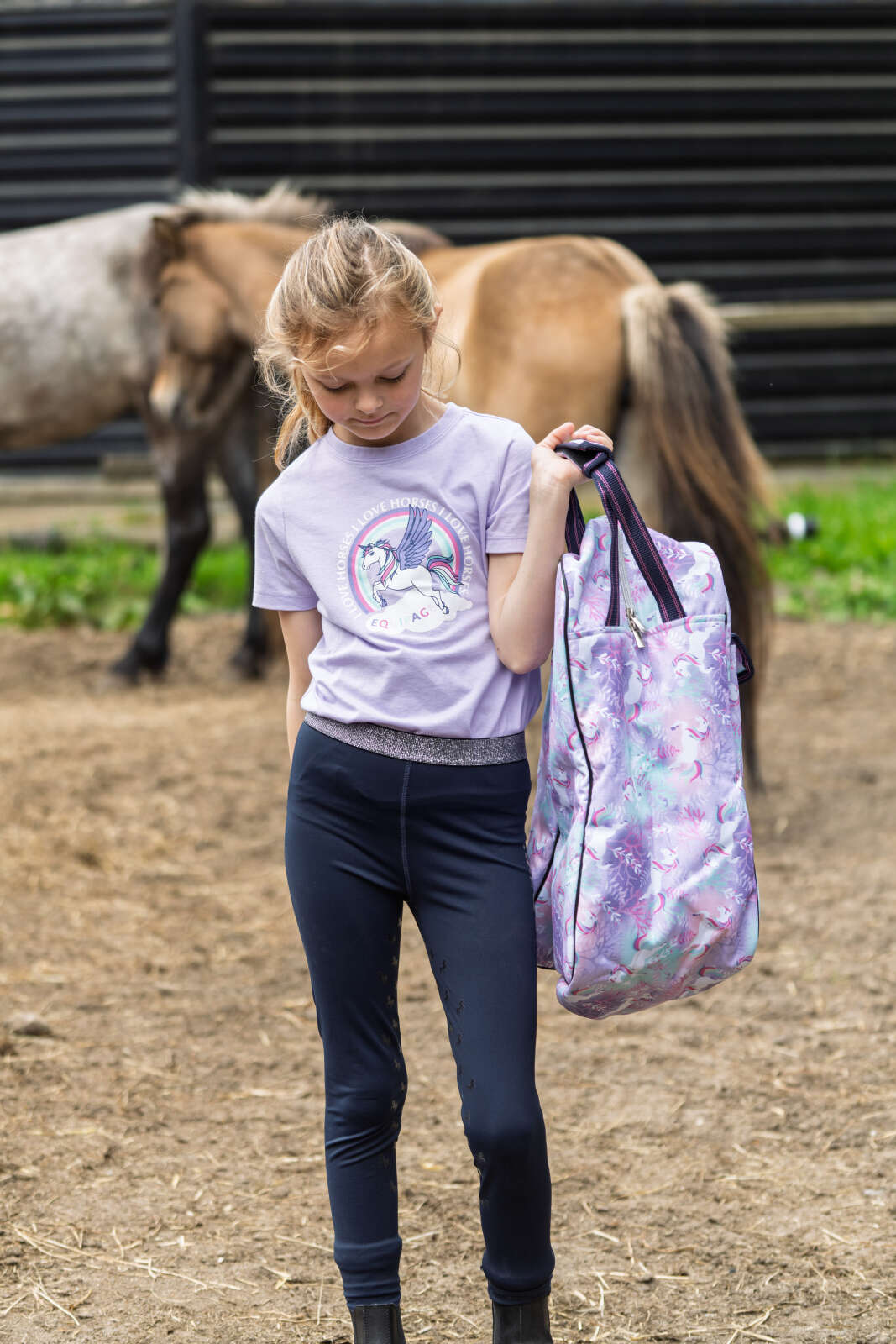 Equipage Maggie Reitleggings mit vollem Griff für Kinder