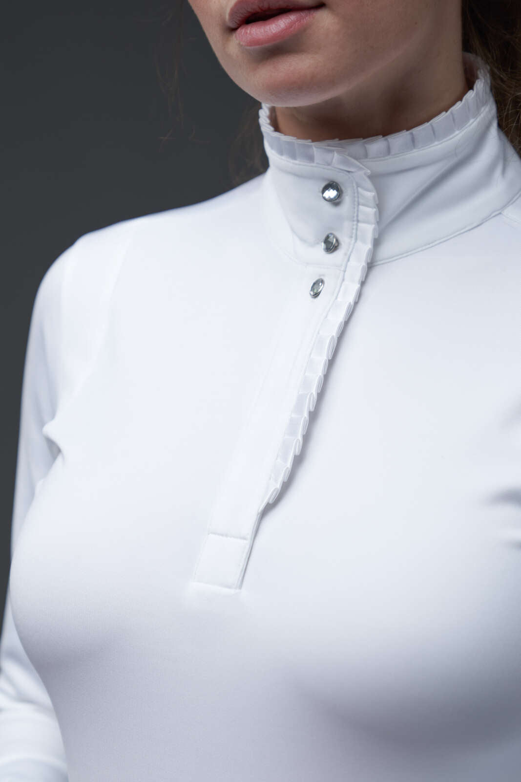 Equipage Lesley langærmet stævnebluse