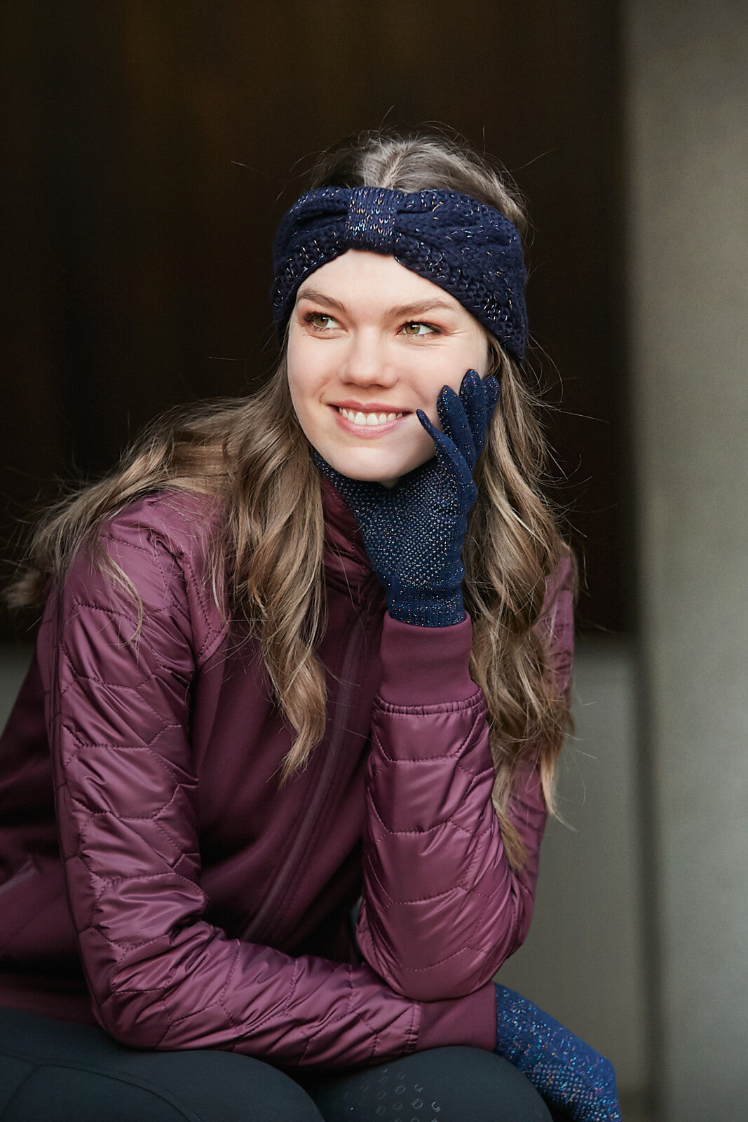 Equipage Luna Glitter Handschuhe