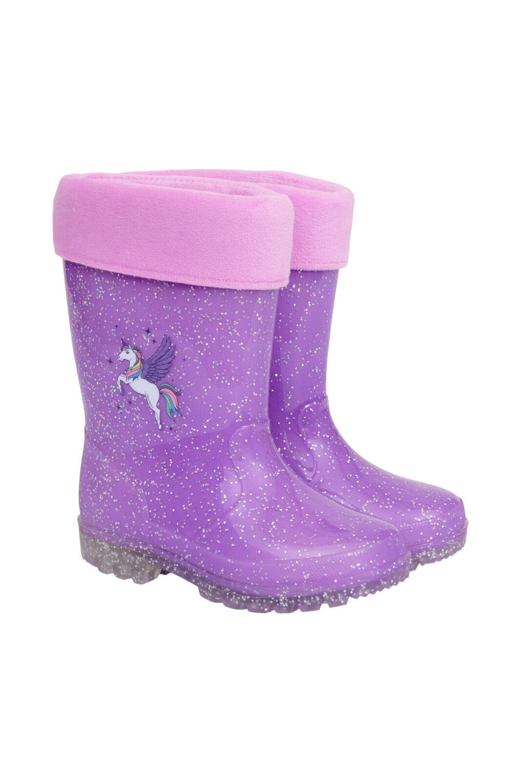 Equipage Light glitter gummistøvler til børn