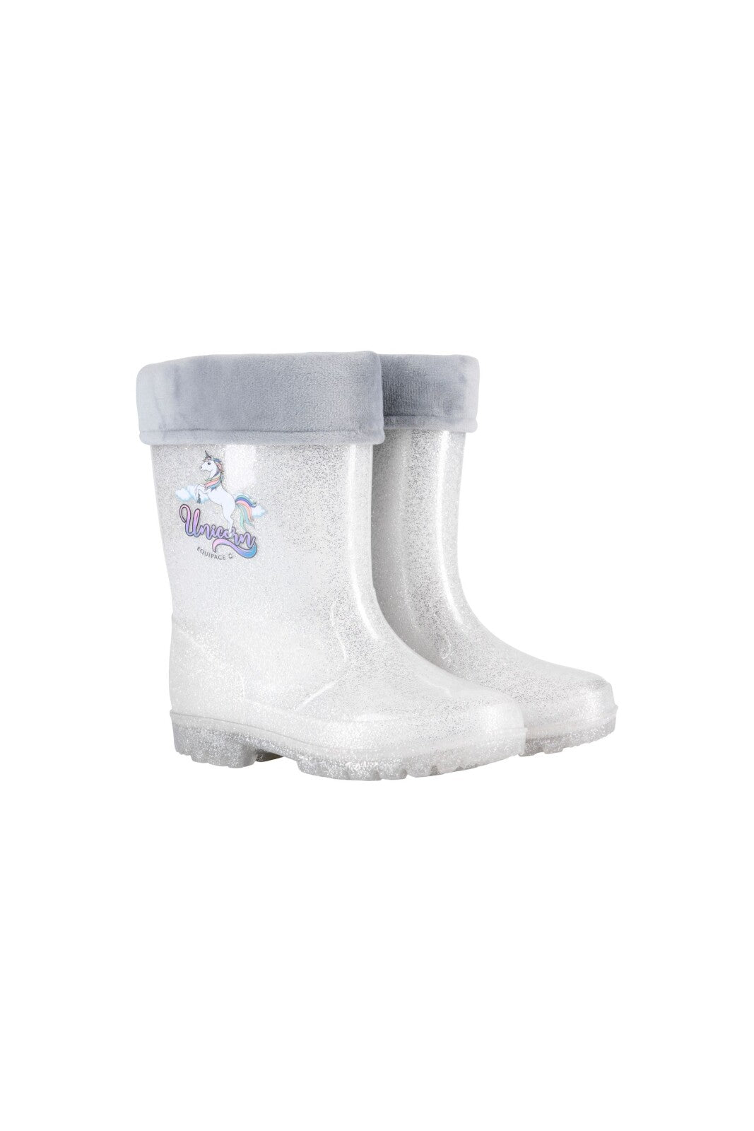 Equipage Light glitter wellies for kids