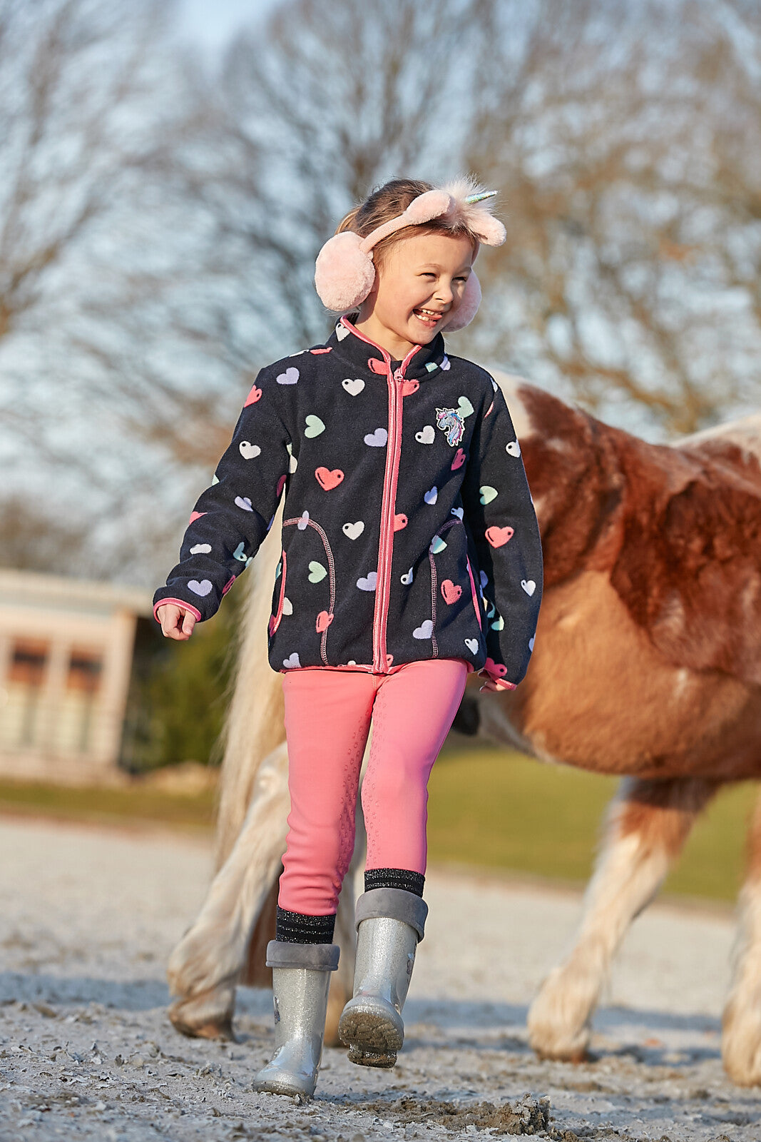 Equipage Light glitter wellies for kids