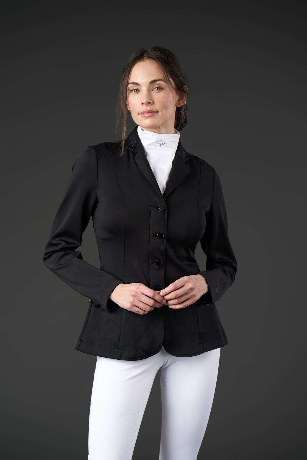 Equipage Monroe show jacket with rhinestone details