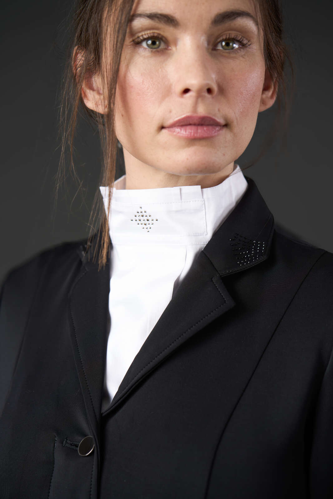 Equipage Monroe show jacket with rhinestone details