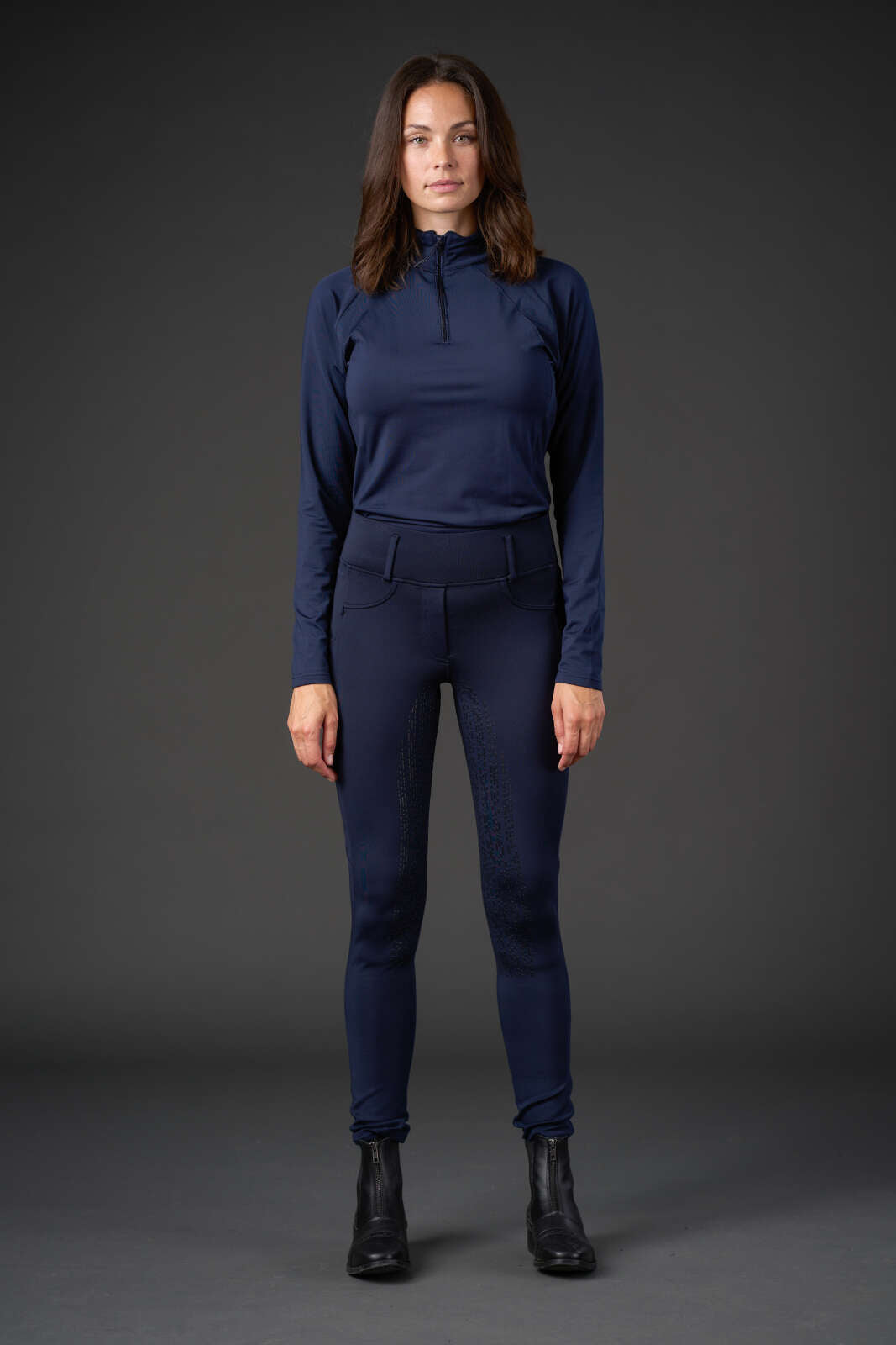 Equipage Redmond långärmad tröja, half-zip