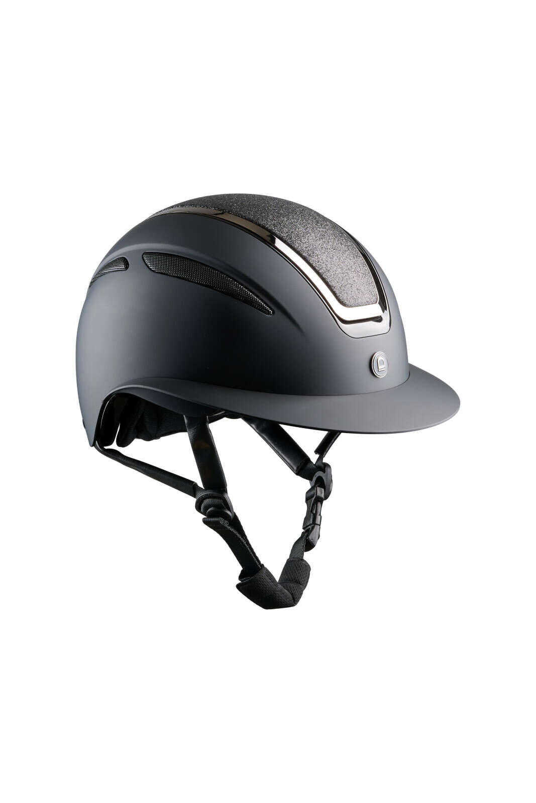 Equipage Mips Guardian riding helmet Matte, Glitter top black