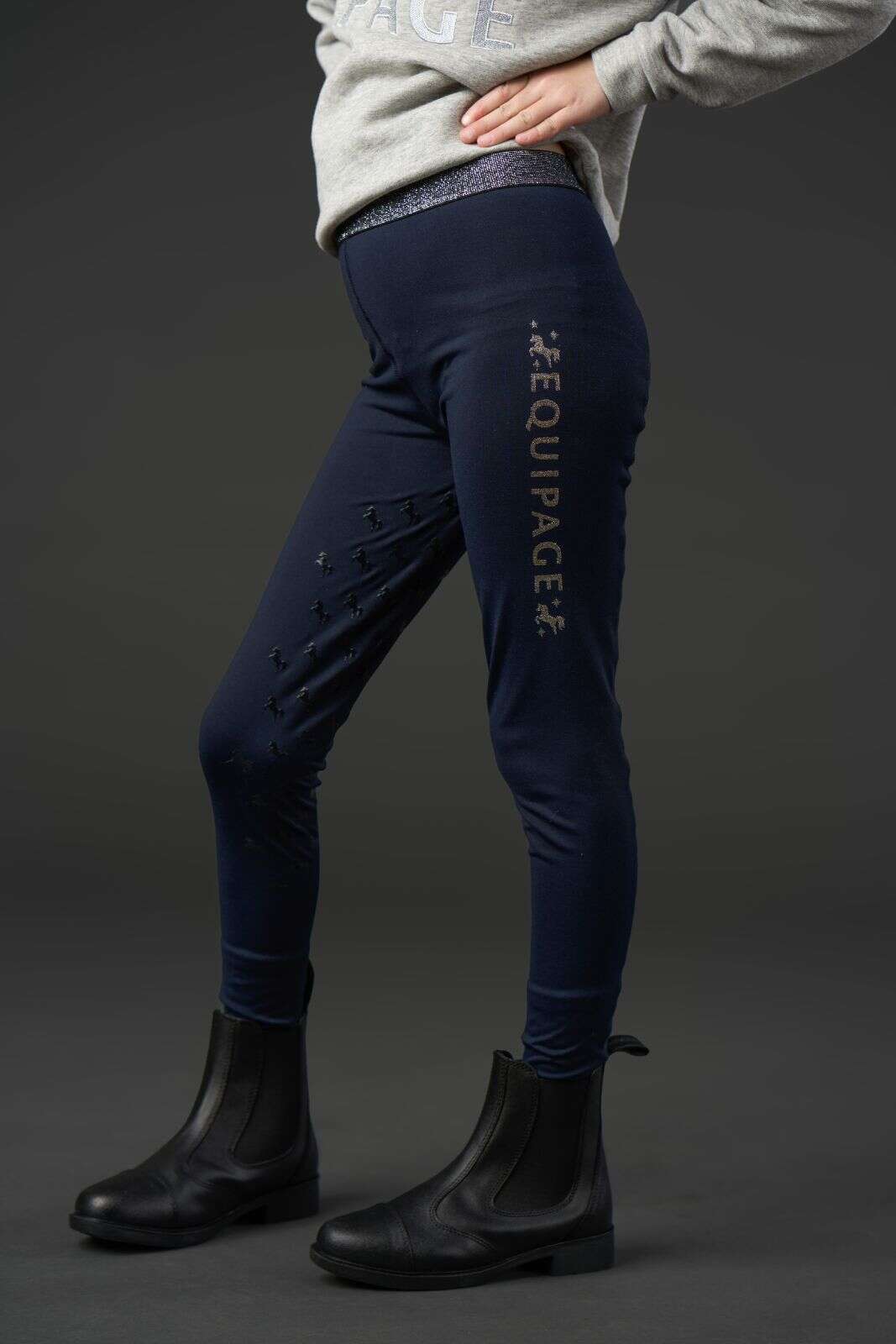 Equipage Maggie Reitleggings mit vollem Griff für Kinder