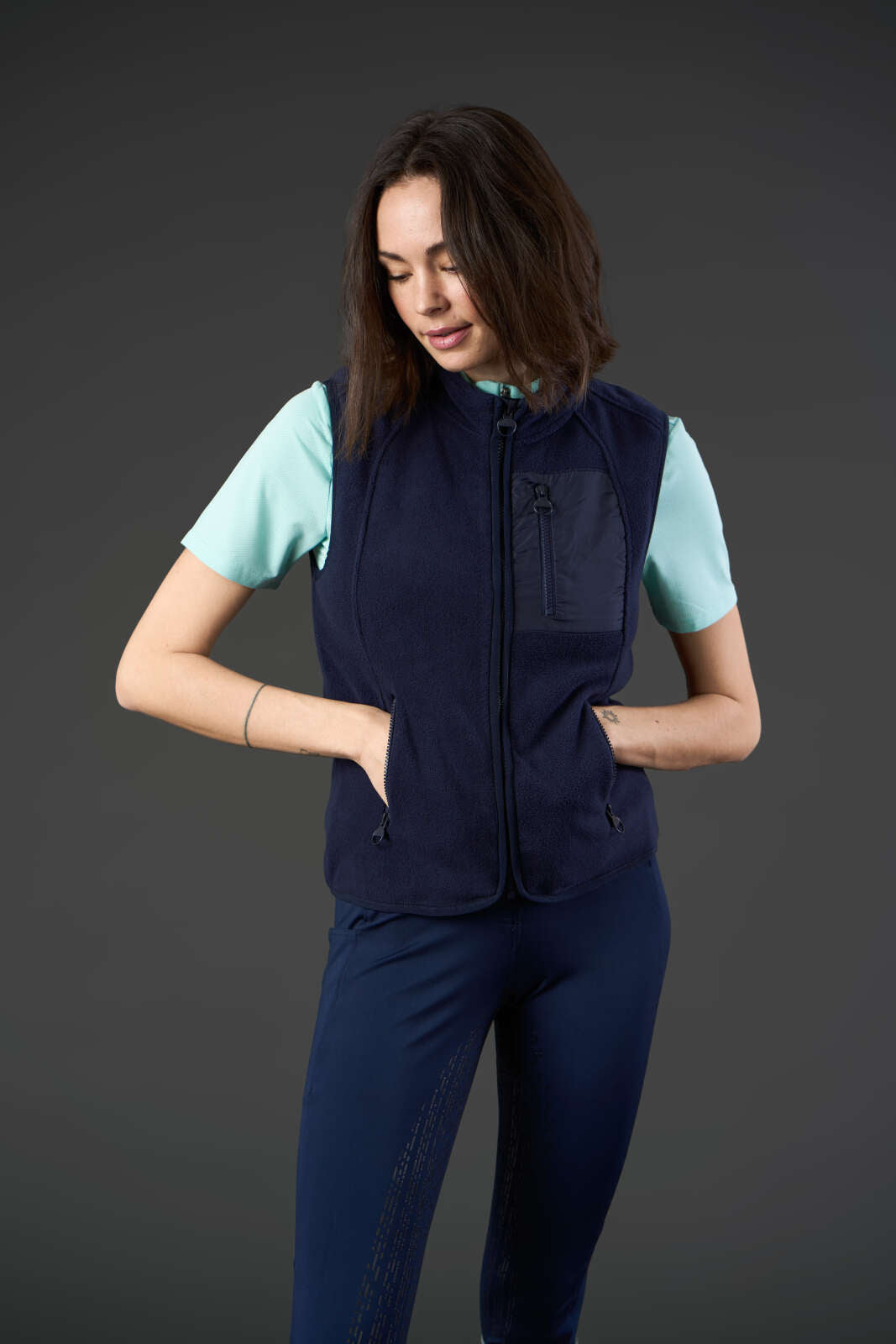 Equipage Aria Fleece Riding Vest