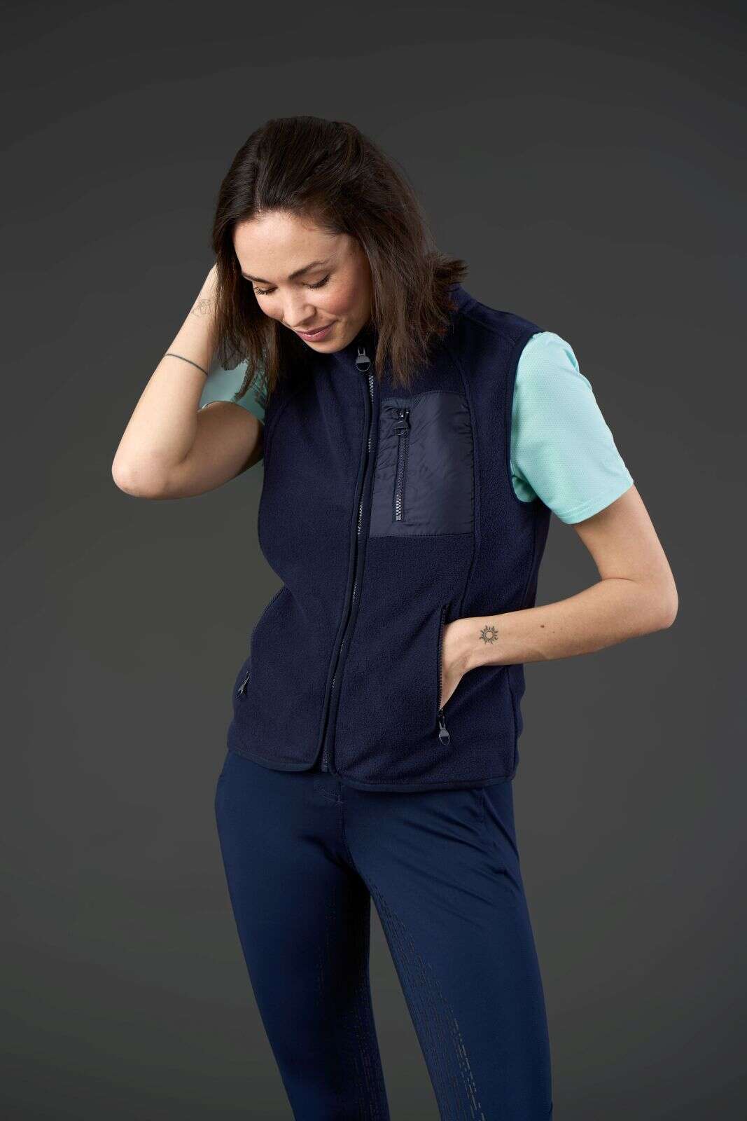 Equipage Aria Fleece Riding Vest