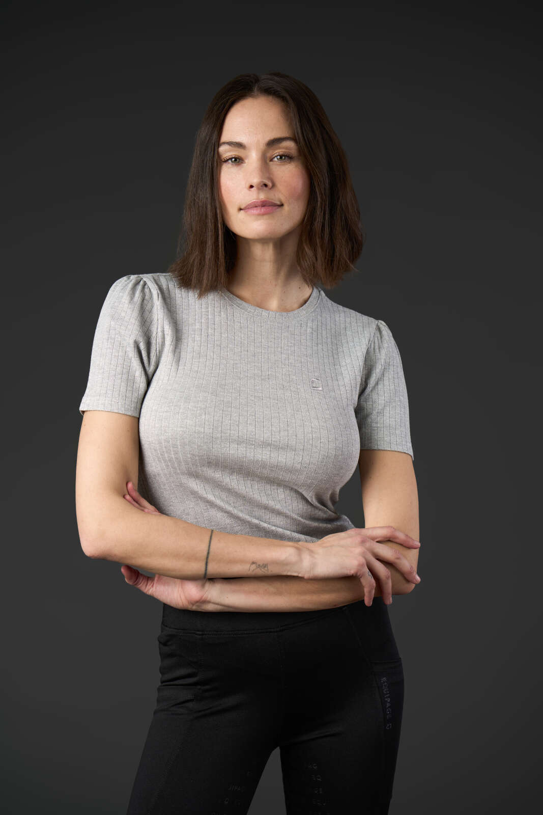 Equipage Alexa Short-Sleeve Shimmer T-Shirt