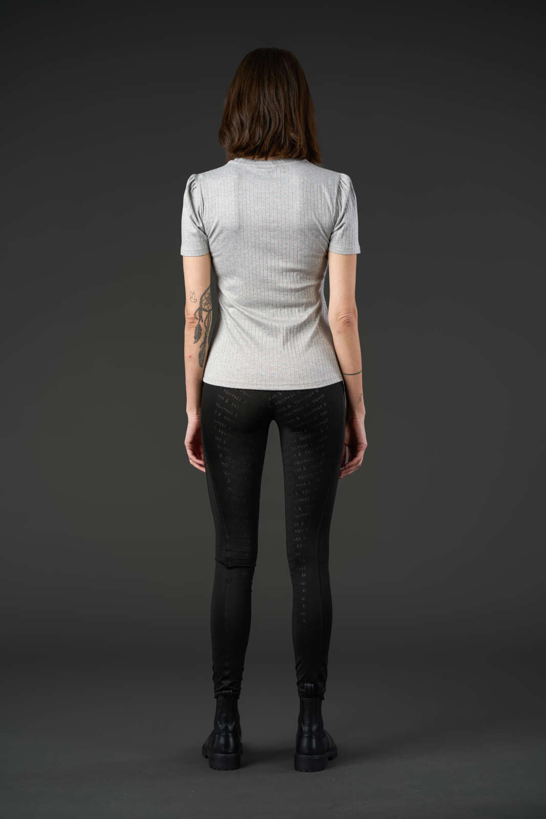 Equipage Alexa kurzärmeliges Glanz-T-Shirt