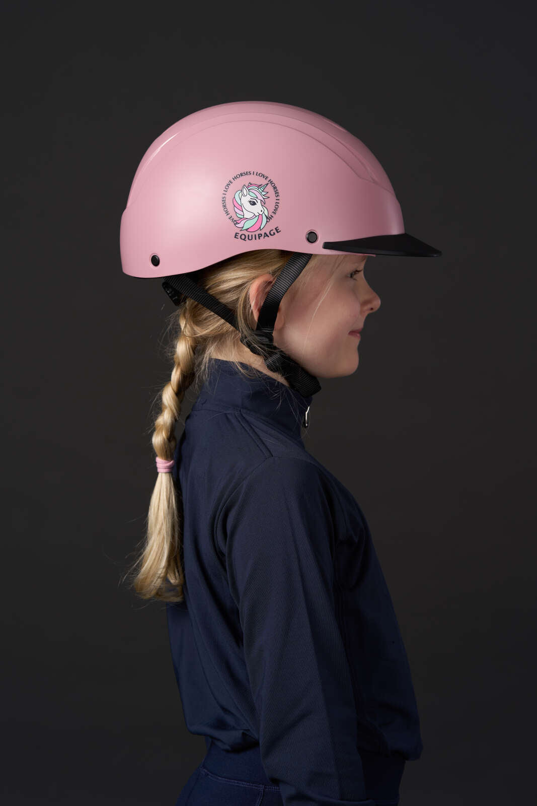 Equipage Vilma Ridehjelm, lyserød