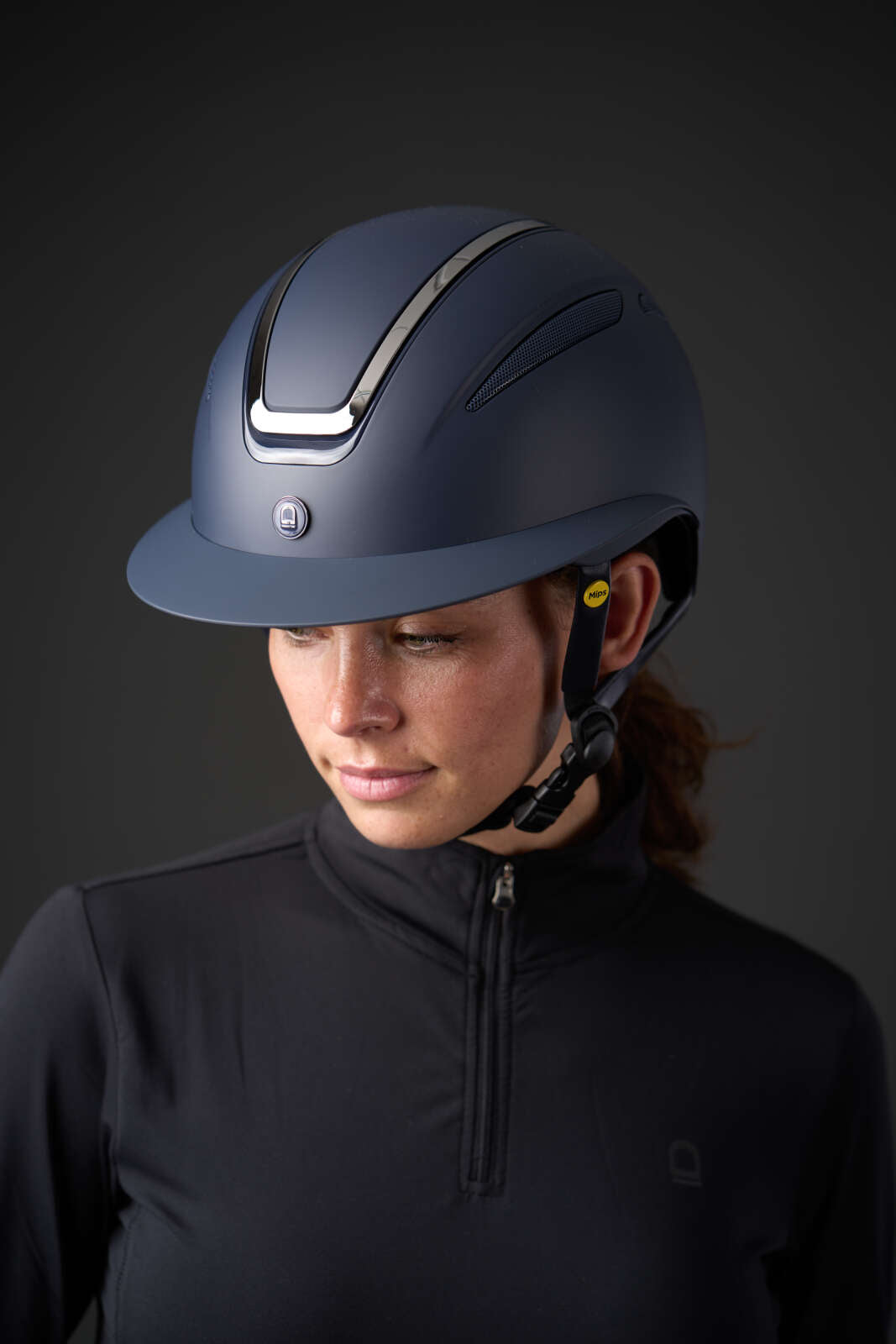 Equipage Mips Guardian riding helmet Matt Plain