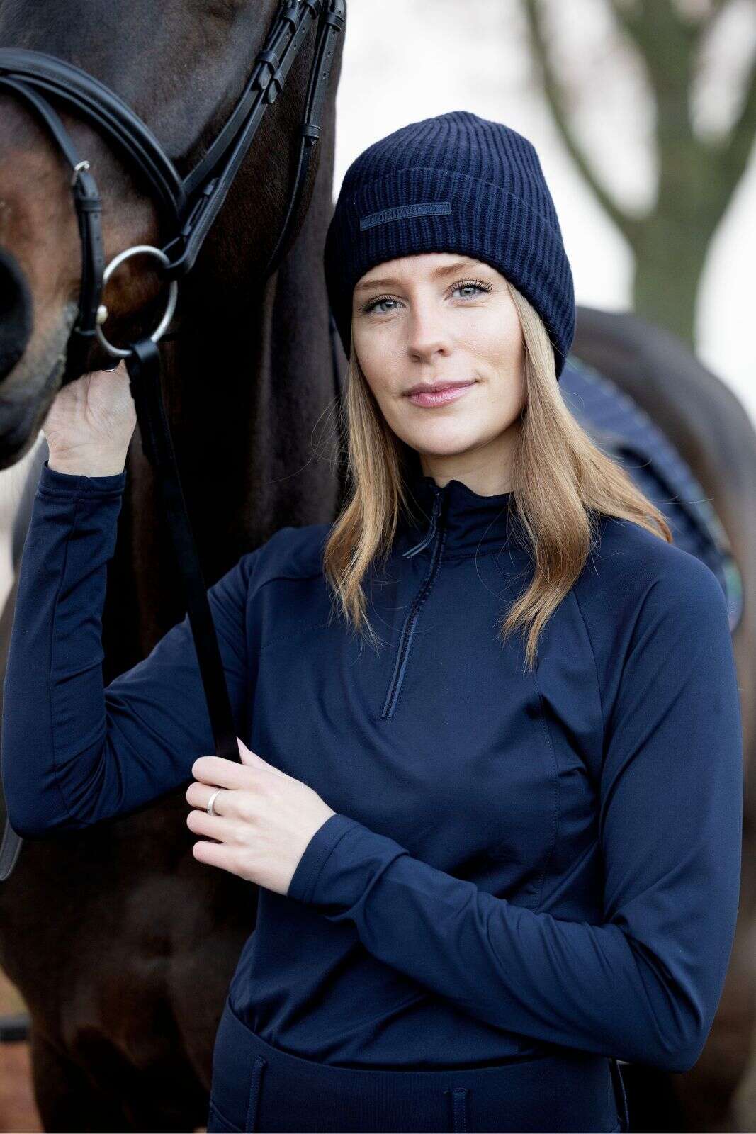 Equipage Redmond långärmad tröja, half-zip