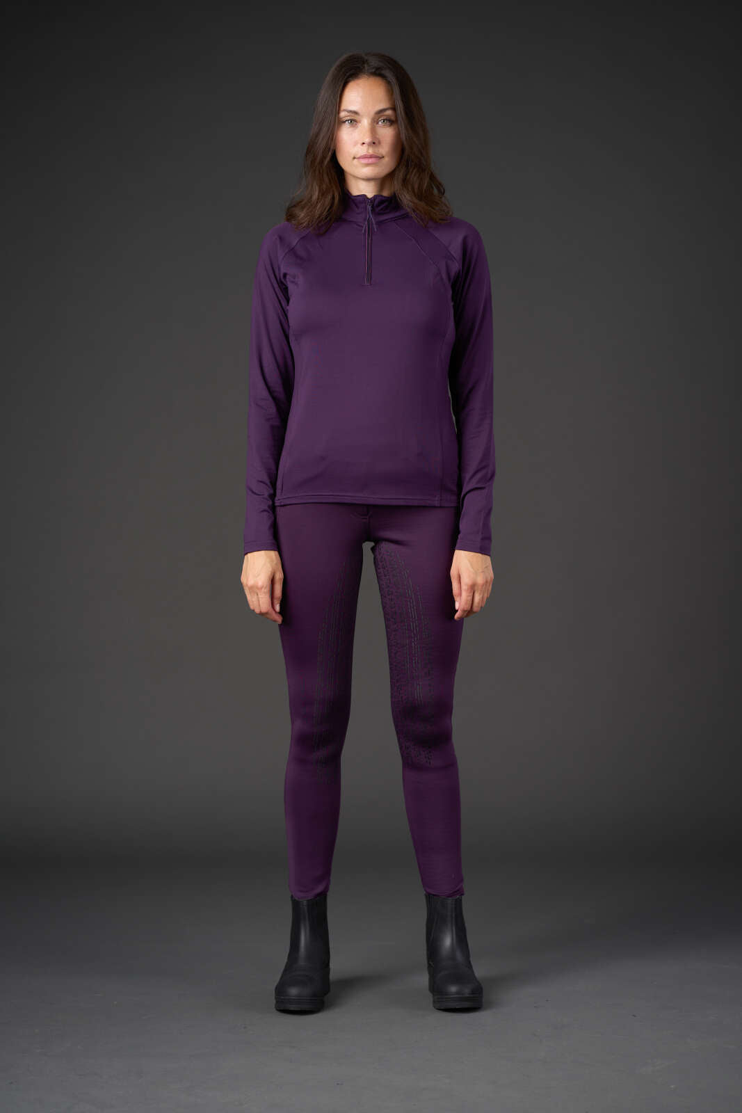 Equipage Redmond långärmad tröja, half-zip