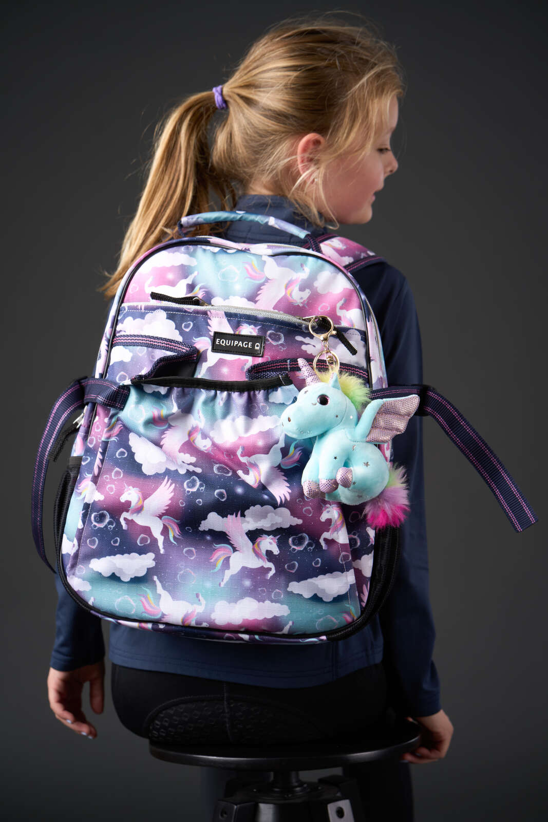 Equipage Unicorn Teddy keychain