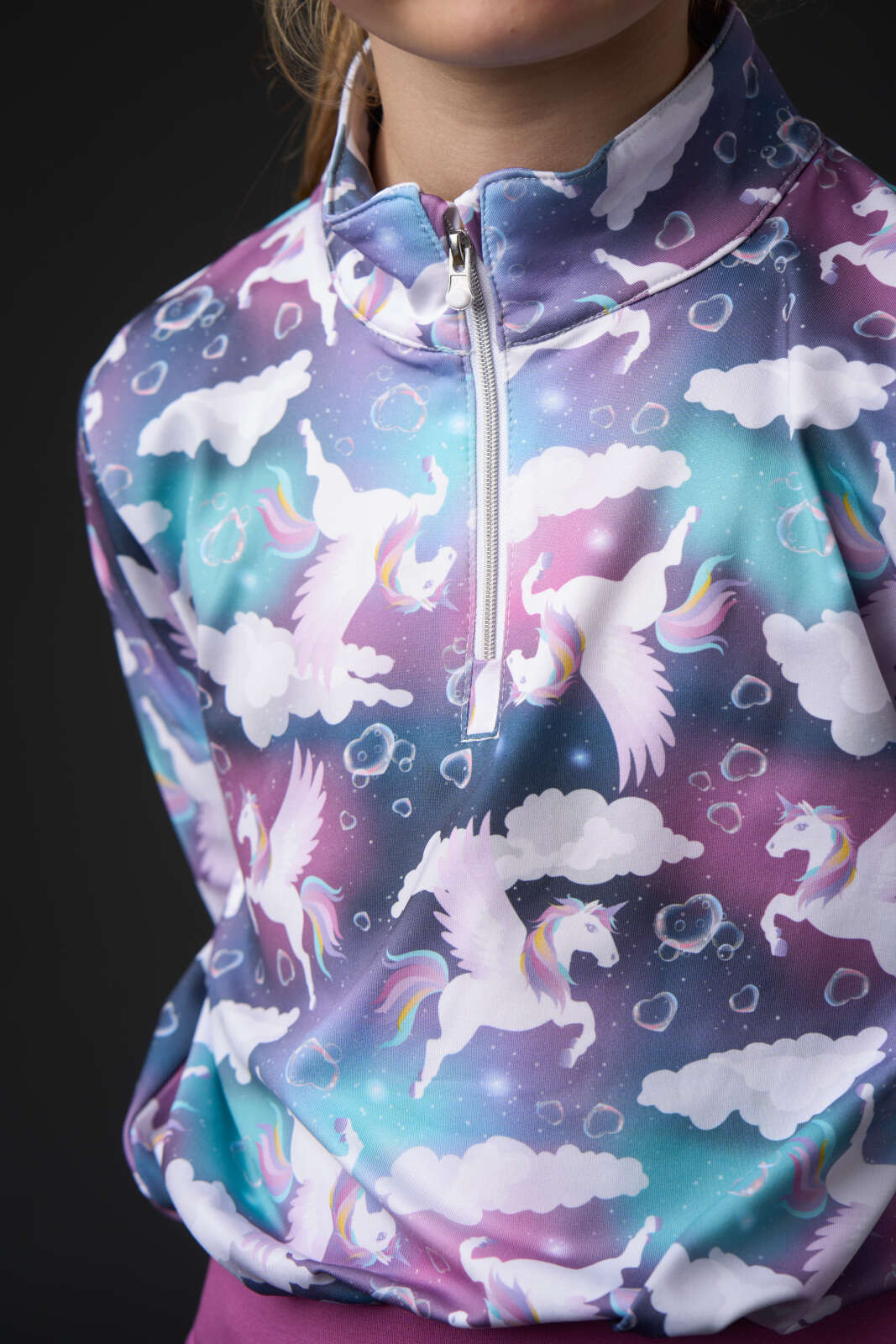 Equipage Topeka långärmad half-zip tröja för barn