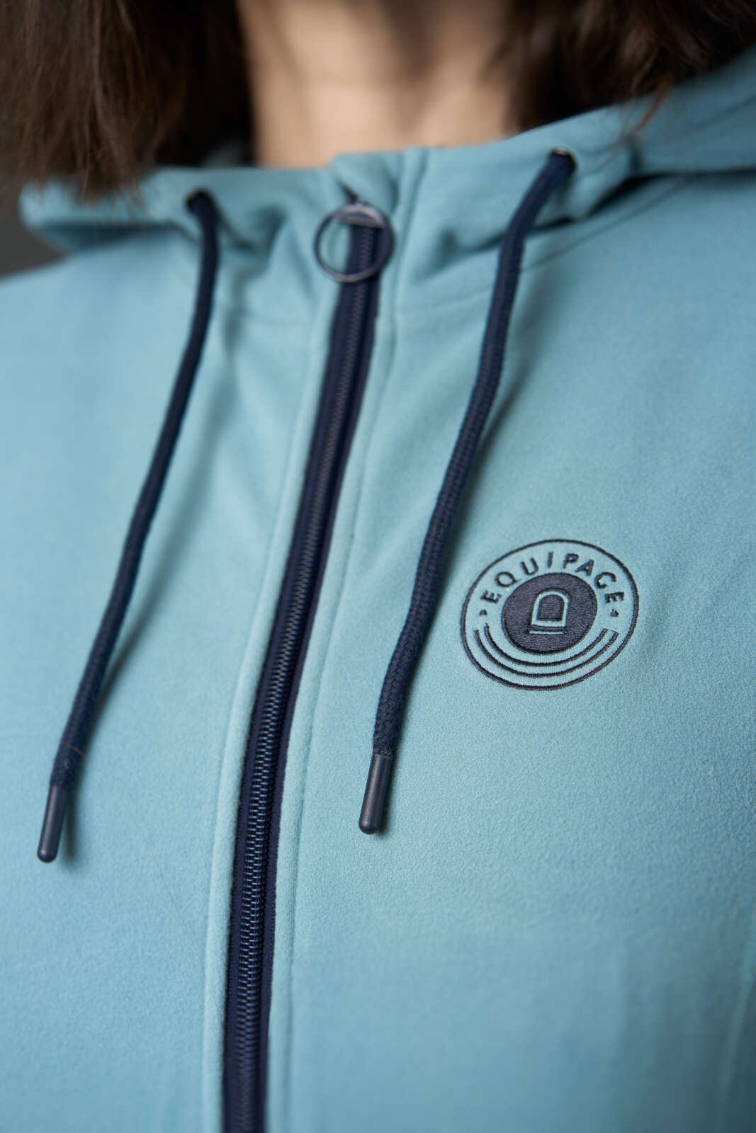 Equipage Hoodie mit Reißverschluss