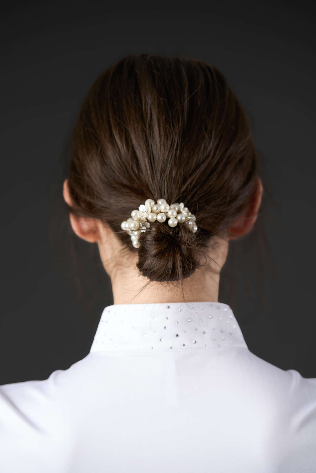 Equipage Abel pearl hair tie
