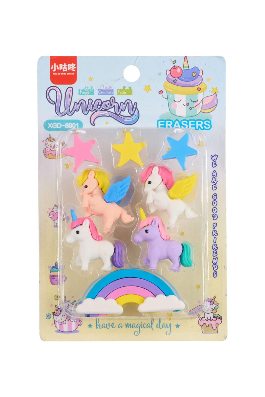 Equipage eraser set for kids