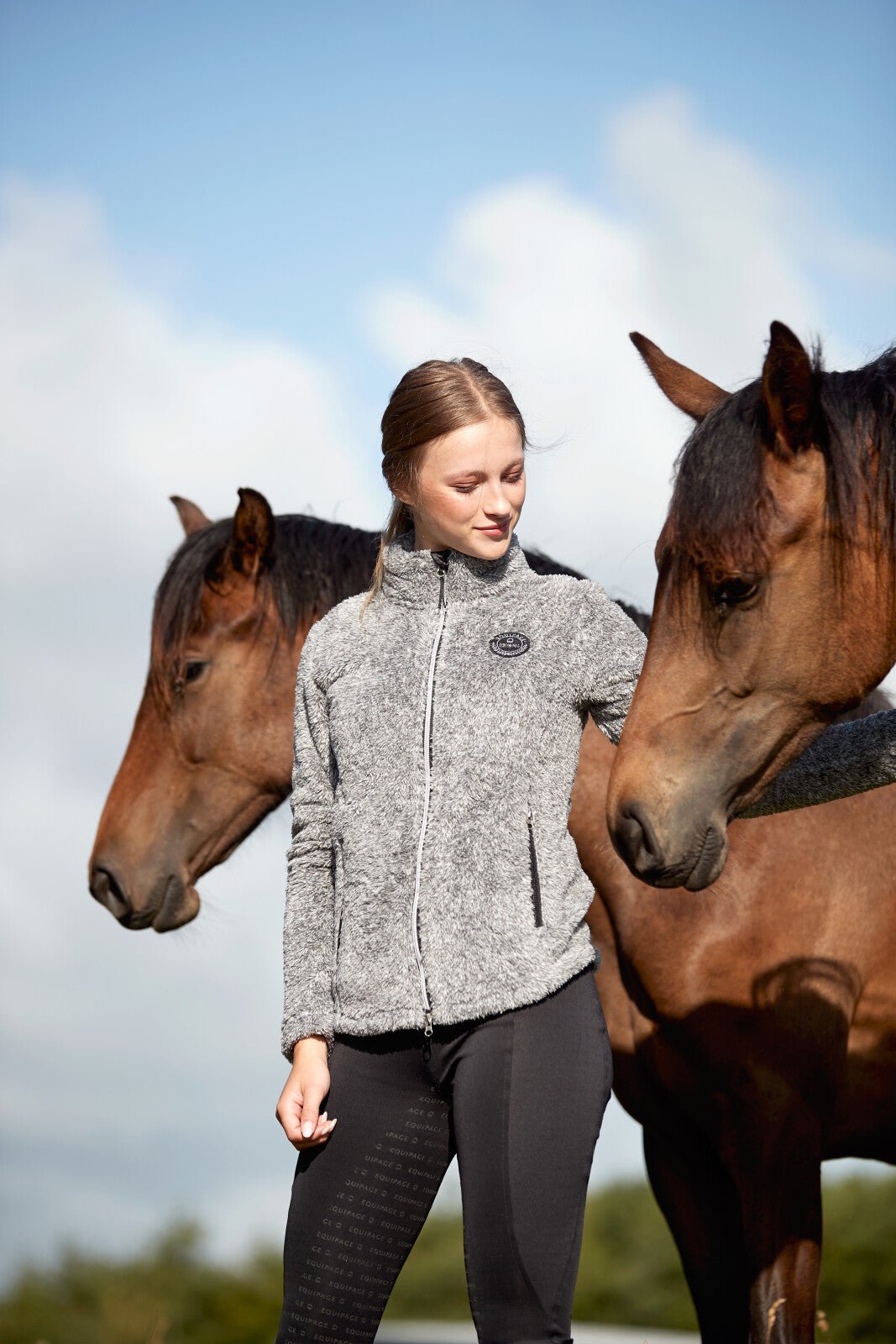 Equipage Miles zip riding jacket - Unamari