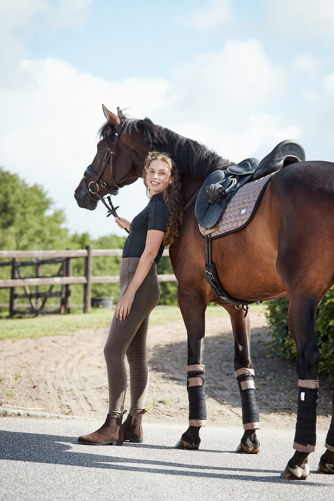 Equipage Kendra ride tights med fullgrip