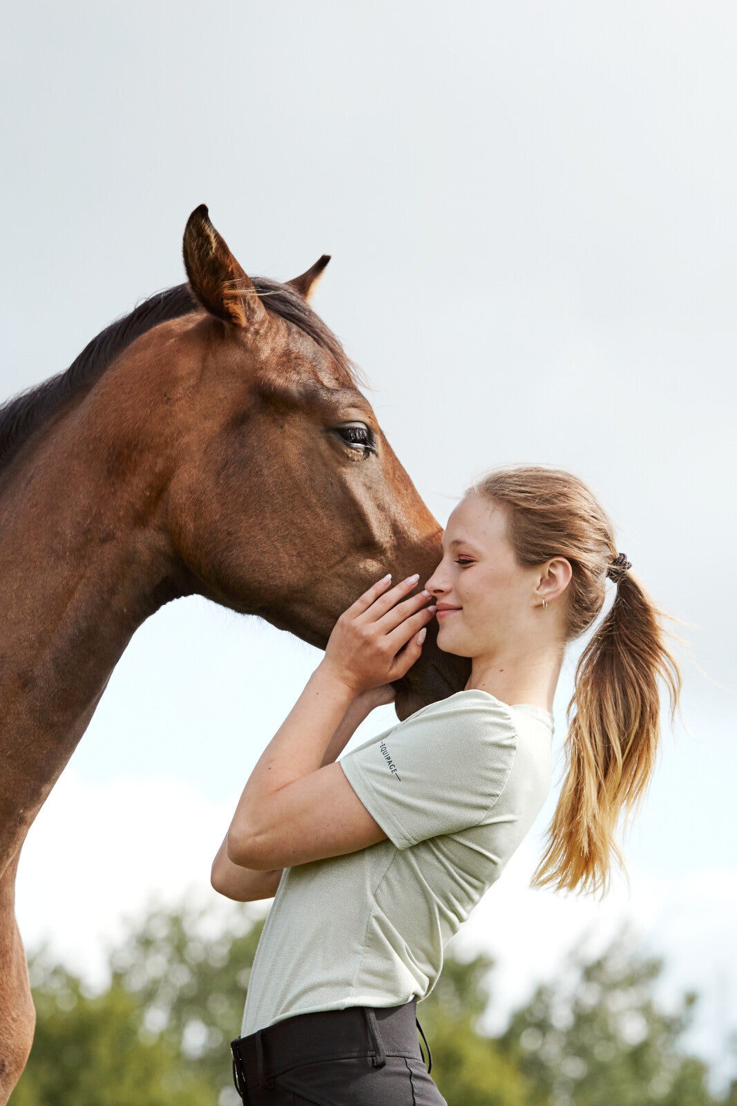 Equipage Mara short sleeve riding blouse