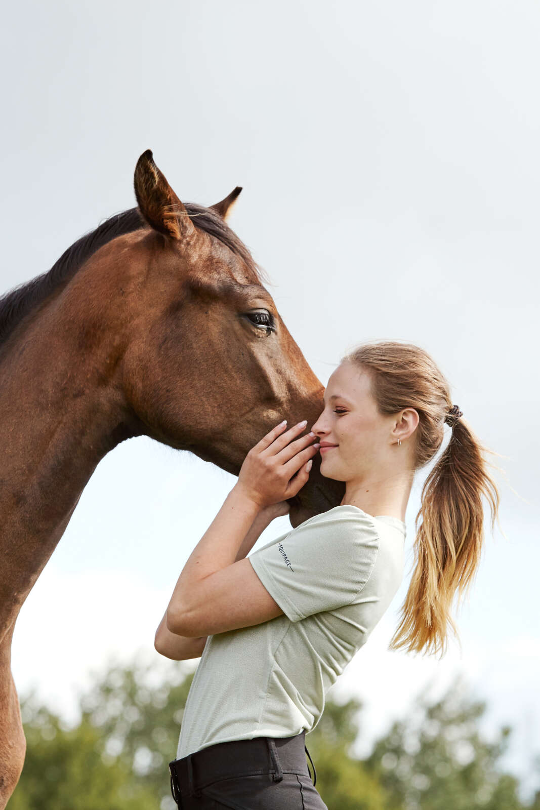 Equipage Mara kortærmet ridebluse