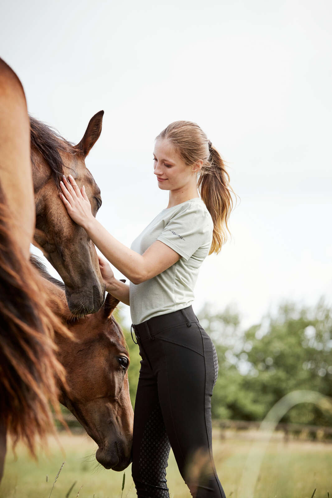 Equipage Mara kortærmet ridebluse