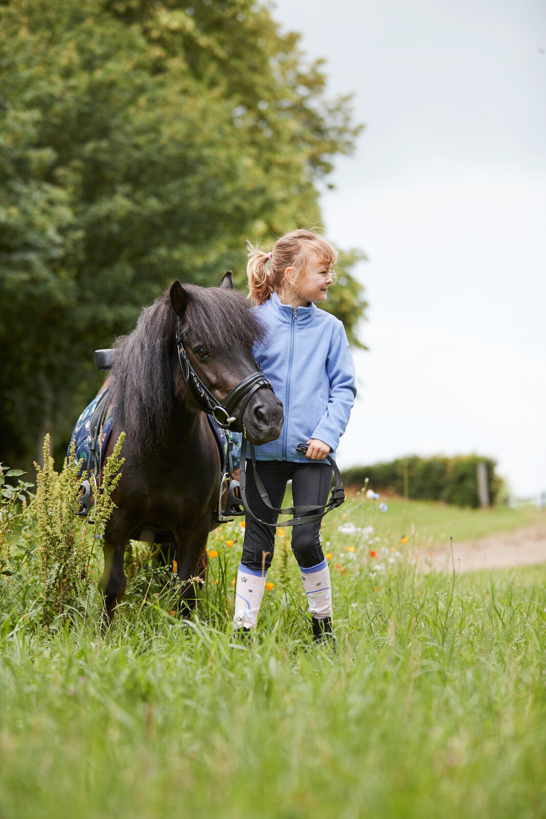 Equipage Gilly riding fleece cardigan for kids