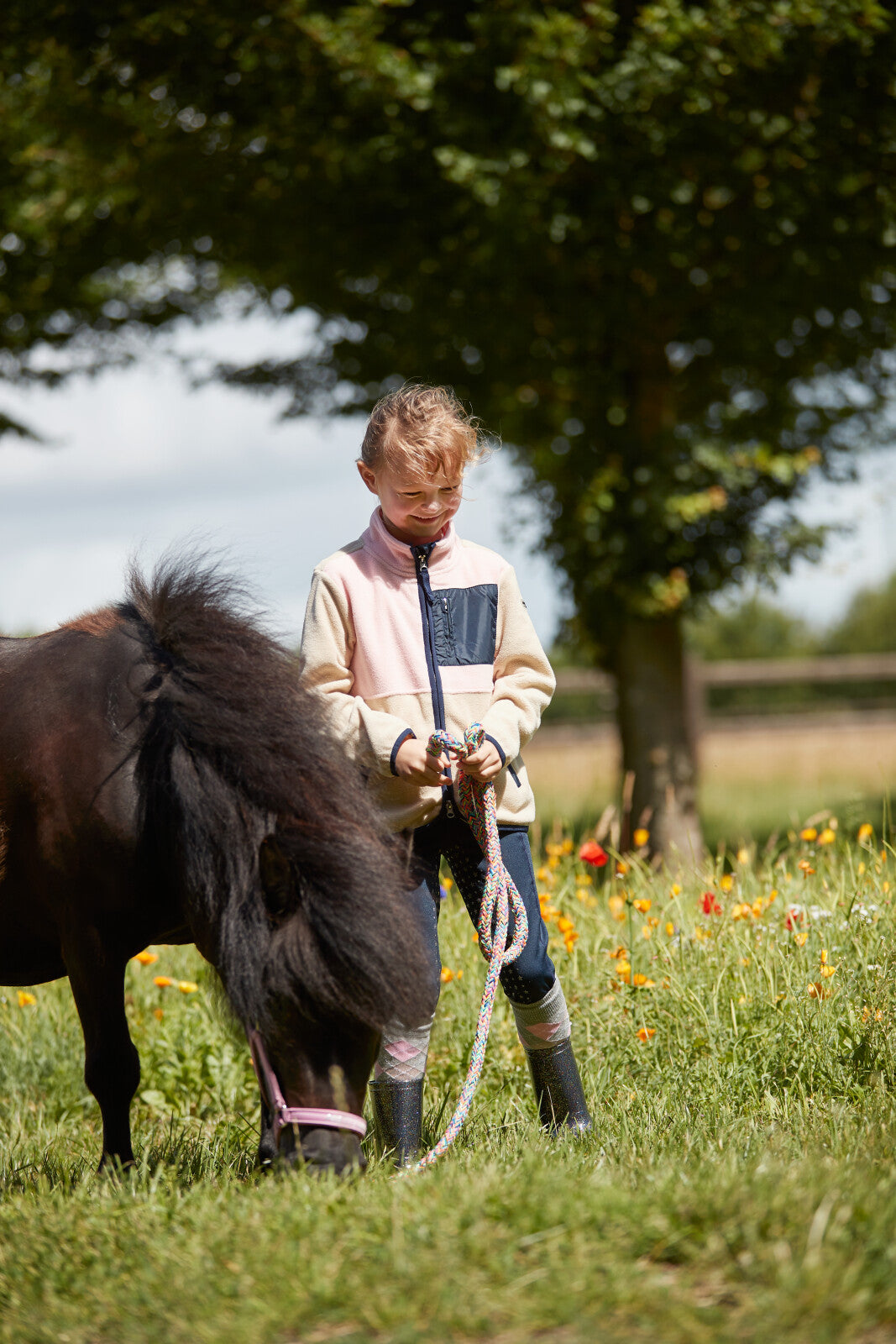 Equipage Minna zip riding fleece jacket for kids