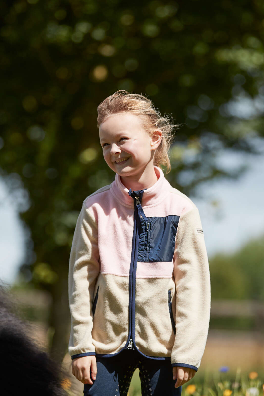 Equipage Minna zip riding fleece jacket for kids