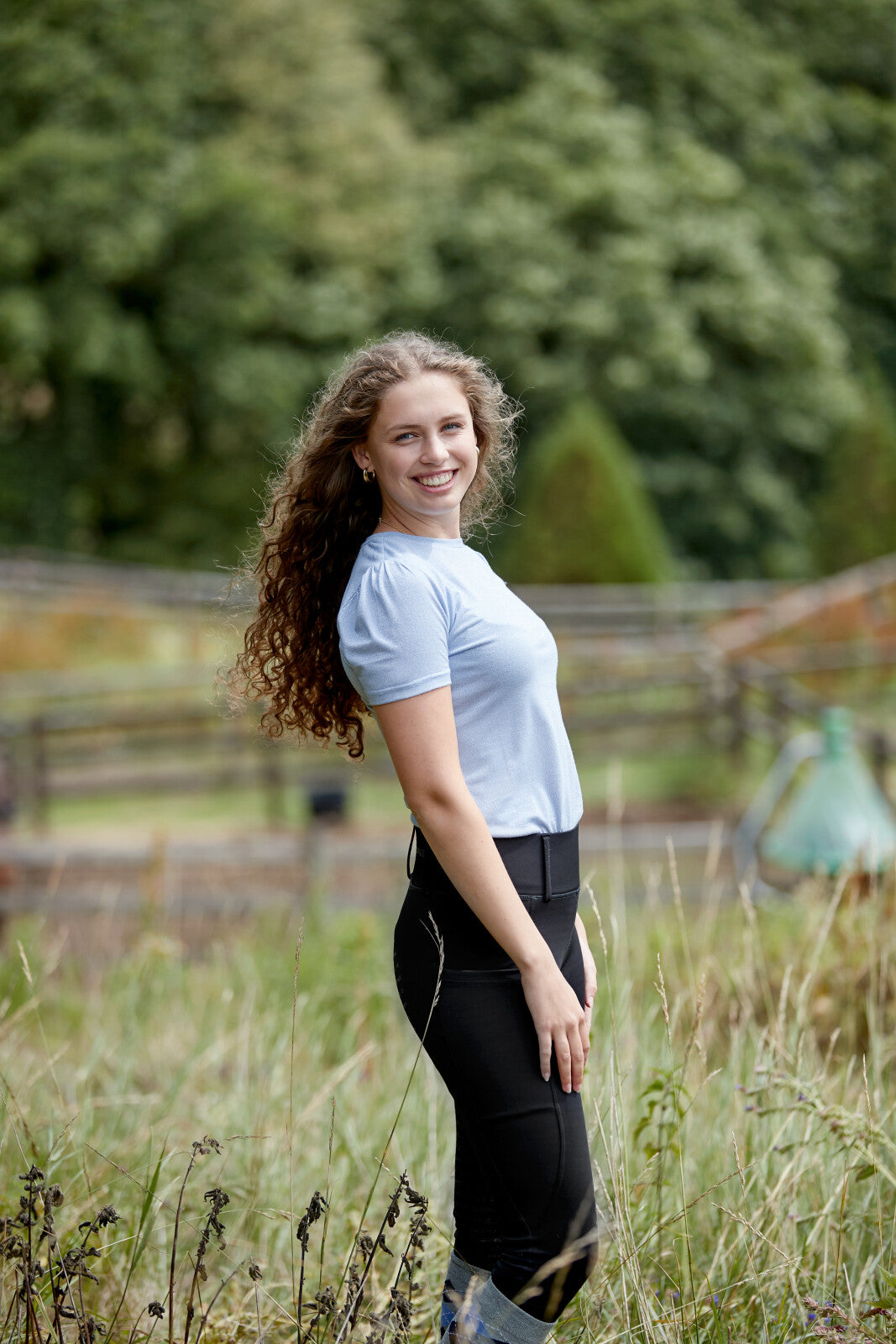 Equipage Mara kortärmad ridblus