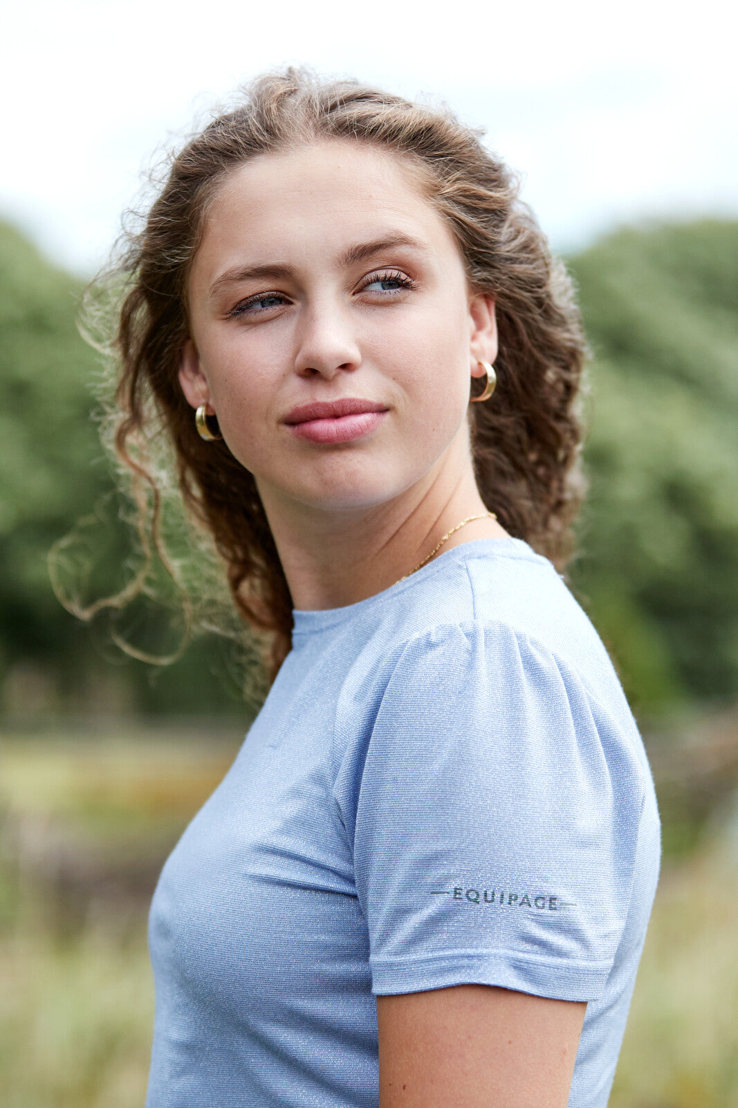 Equipage Mara kortærmet ridebluse