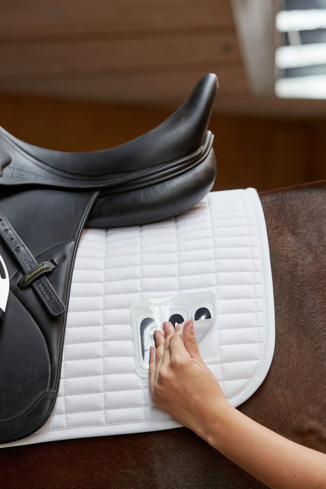 HorseGuard schabrack med velcro plads